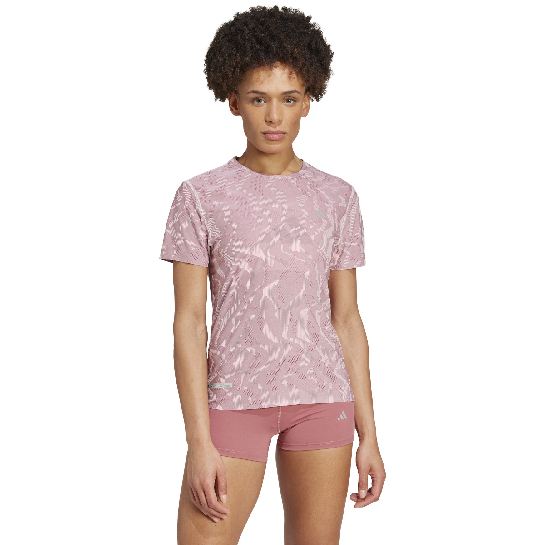 adidas Ultimate HEAT.RDY Engineered Laufshirt Damen sandy pink IW3220