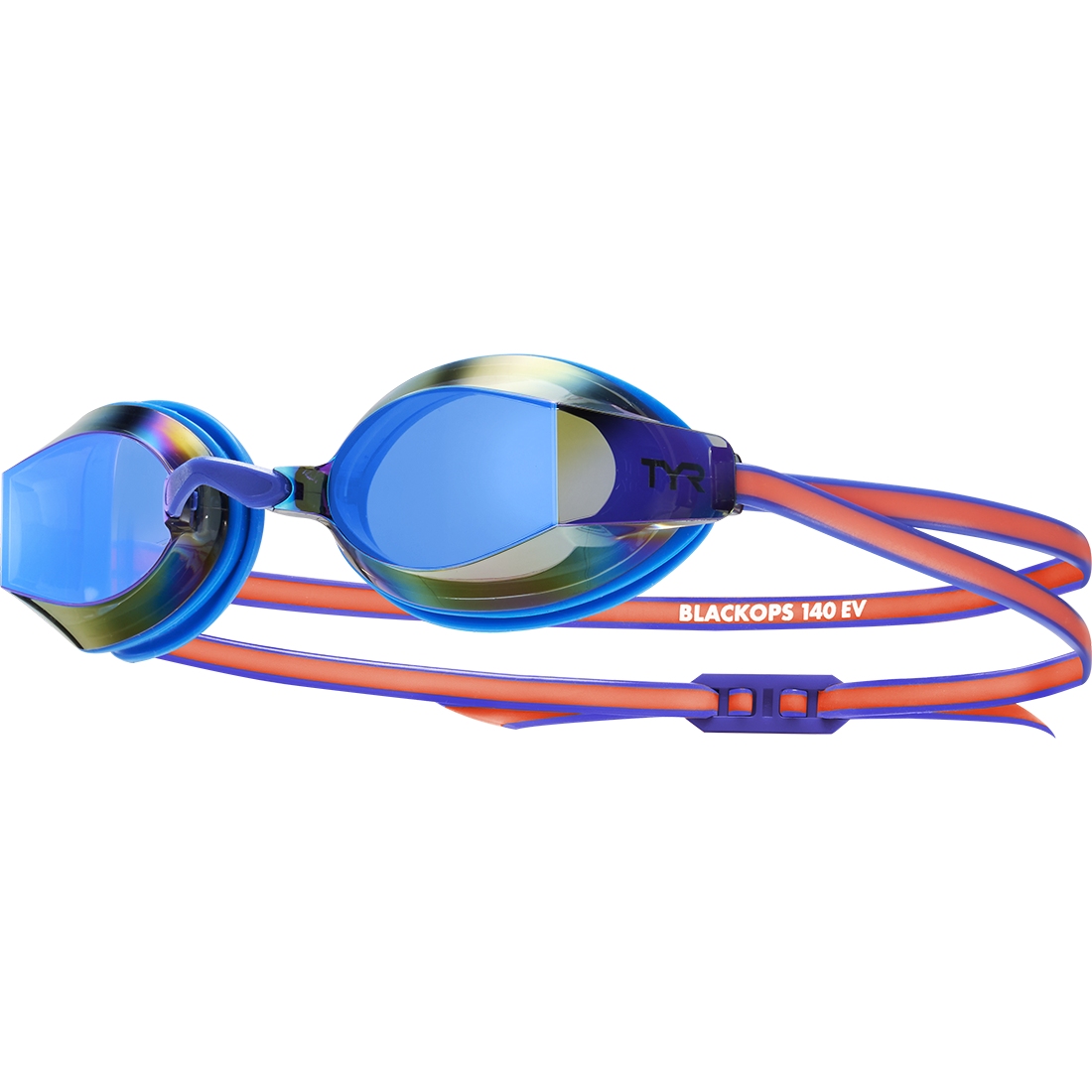 Kuva tuotteesta TYR Black Ops 140 EV Mirrored Racing Goggles Women - blue/coral