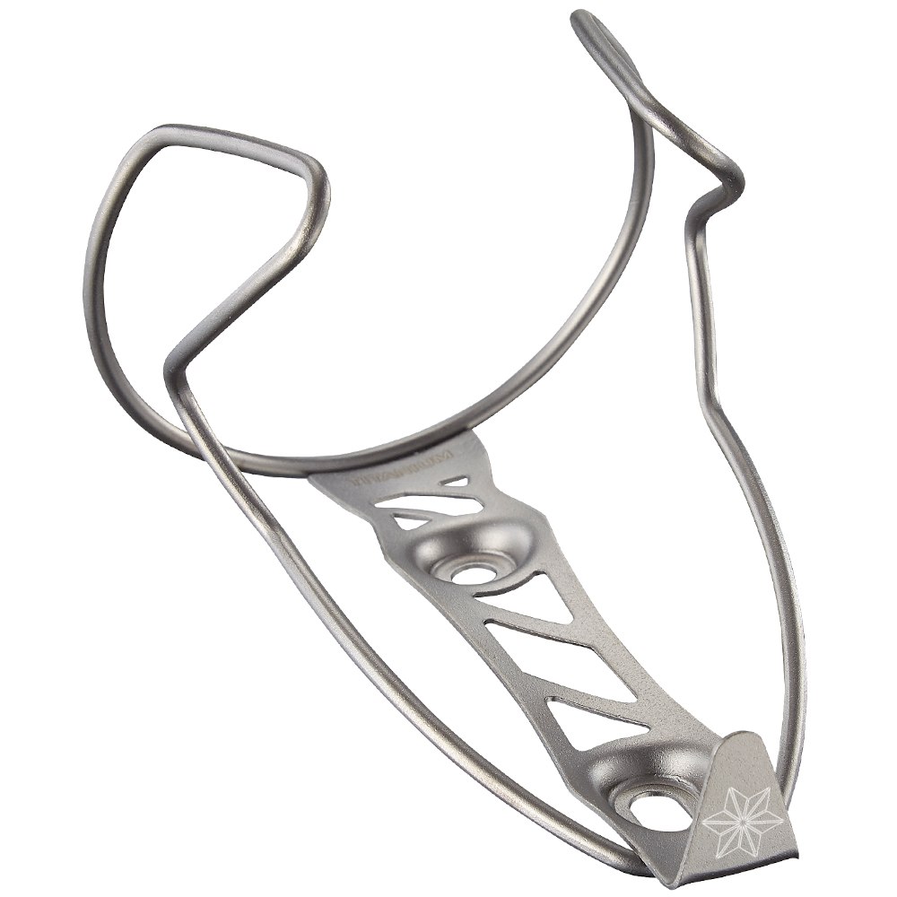 Foto de Supacaz TiFly Portabidón de titanio - Raw Titanium