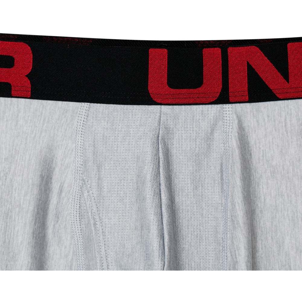 Under Armour Men's UA Tech 3'' Boxerjock 2-Pack Underwear, Mod Grey/Heather  - XL