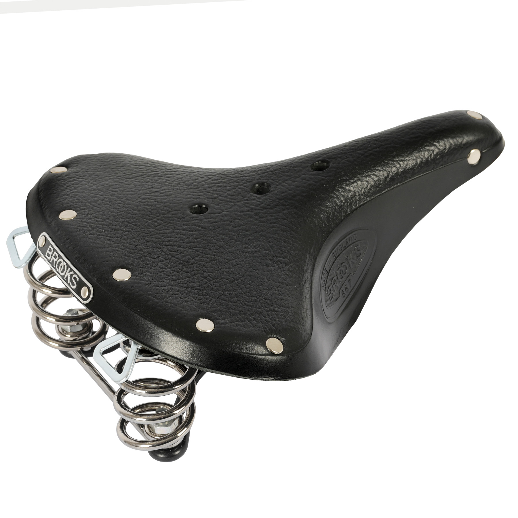 Brooks B67 Bend Leather Saddle - black | BIKE24