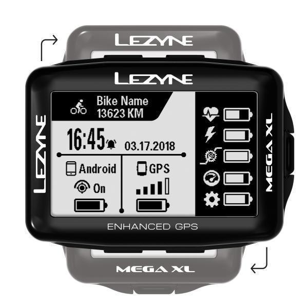Produktbild von Lezyne Mega XL GPS Fahrradcomputer - black