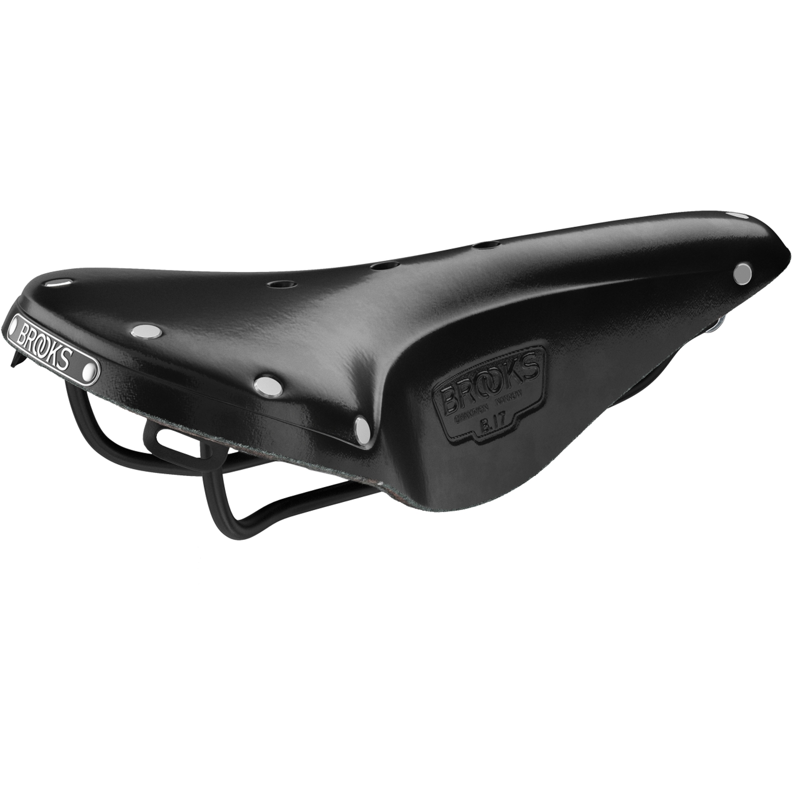 Picture of Brooks B17 Narrow Bend Leather Saddle - black