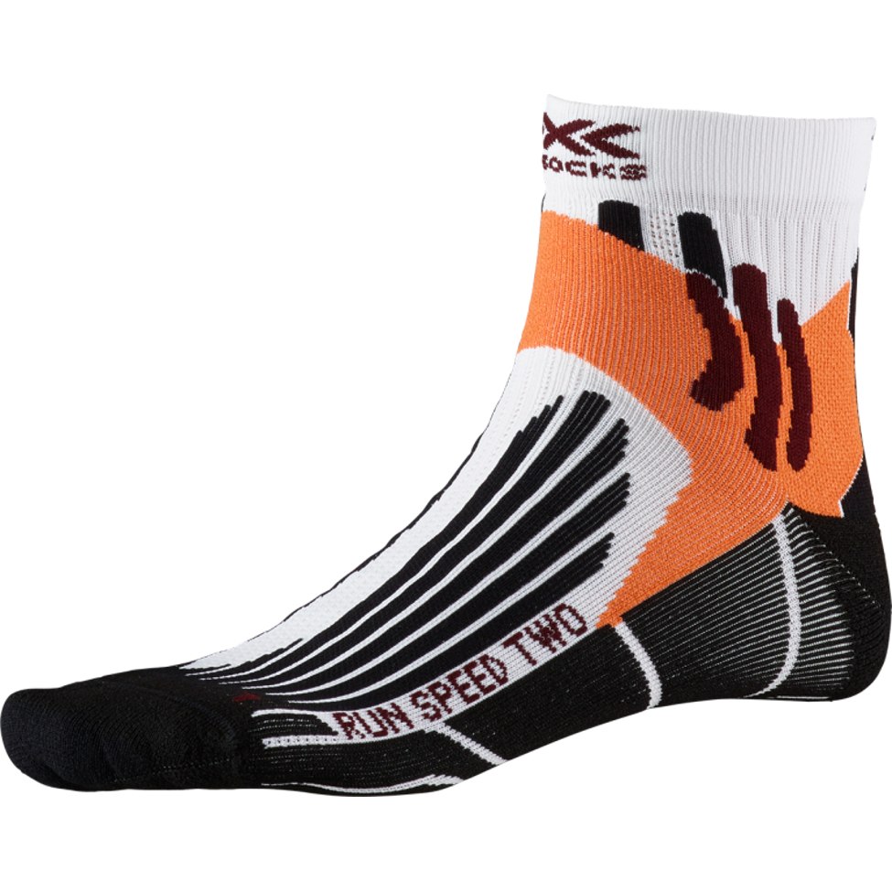 Produktbild von X-Socks Run Speed Two Socks Laufsocken - arctic white/opal black