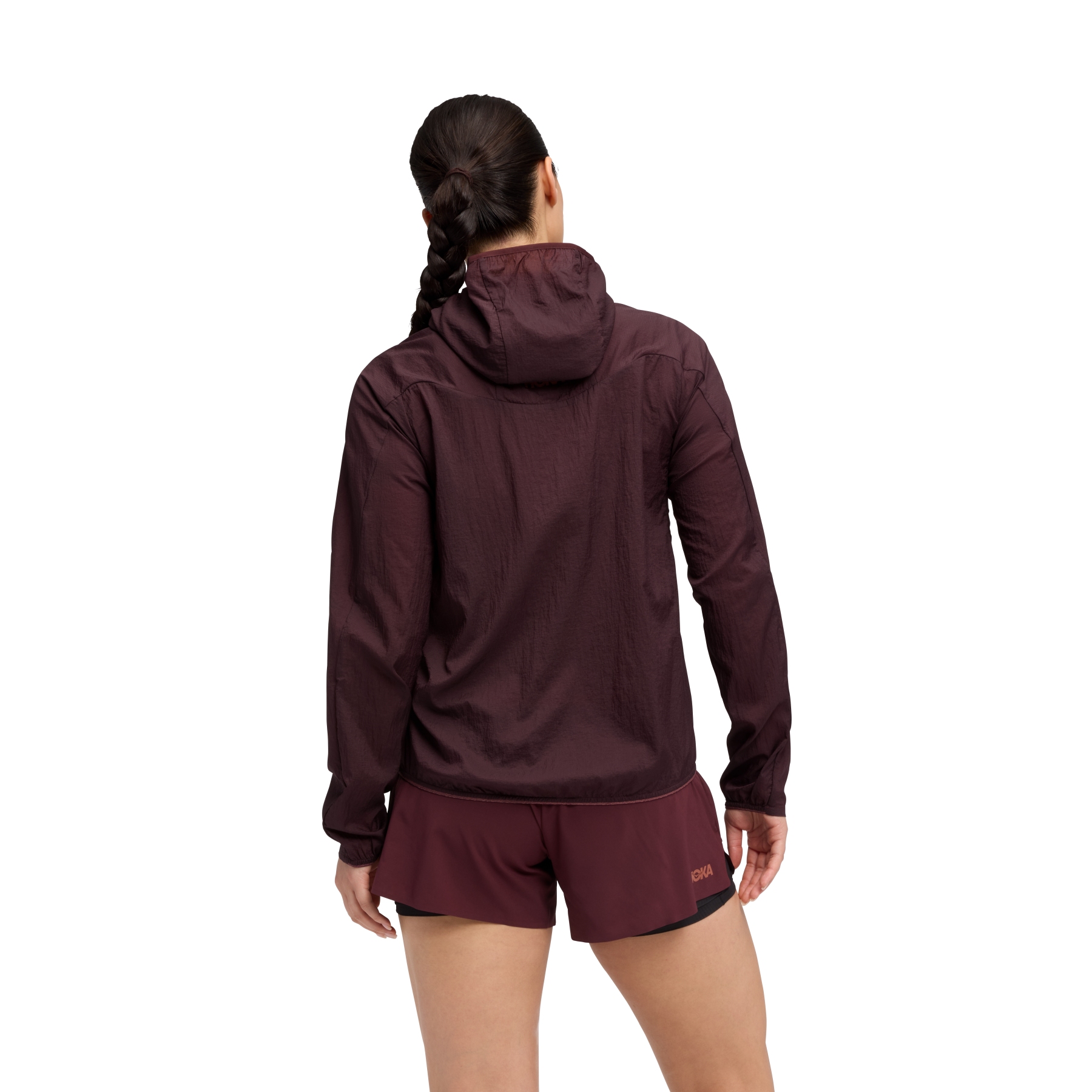 Hoka Skyflow Jacket Women - black cherry | BIKE24