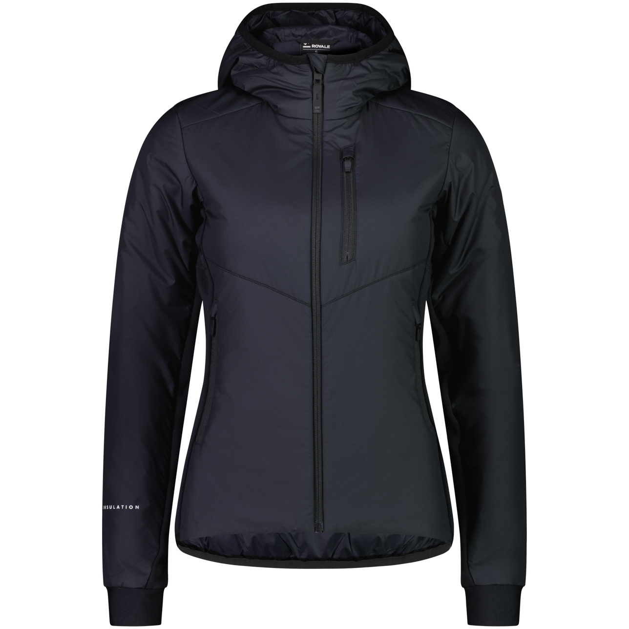 Produktbild von Mons Royale Arete Wool Insulation Kapuzenjacke Damen - schwarz