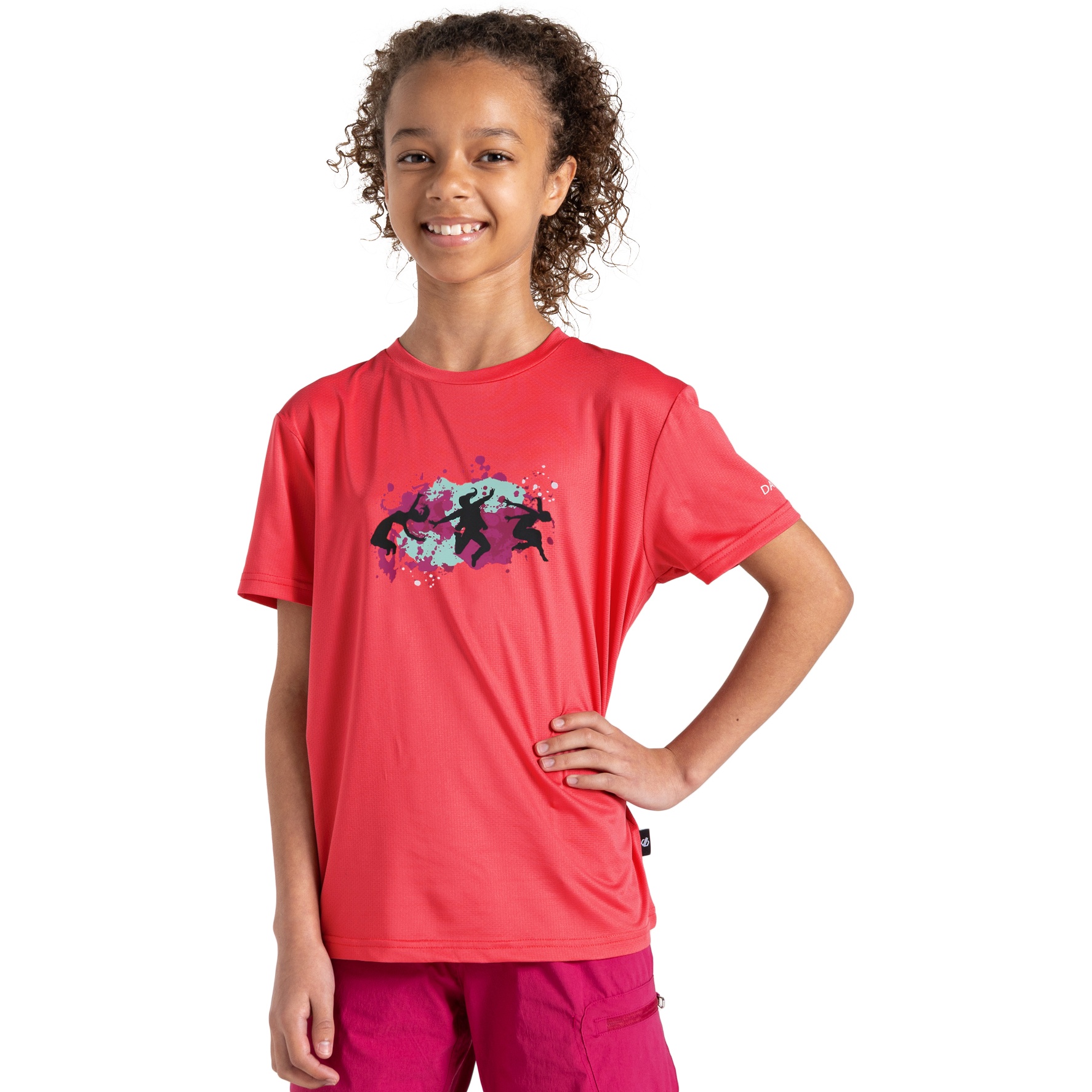 Picture of Dare 2b Amuse II Tee Kids - 83A Neon Pink