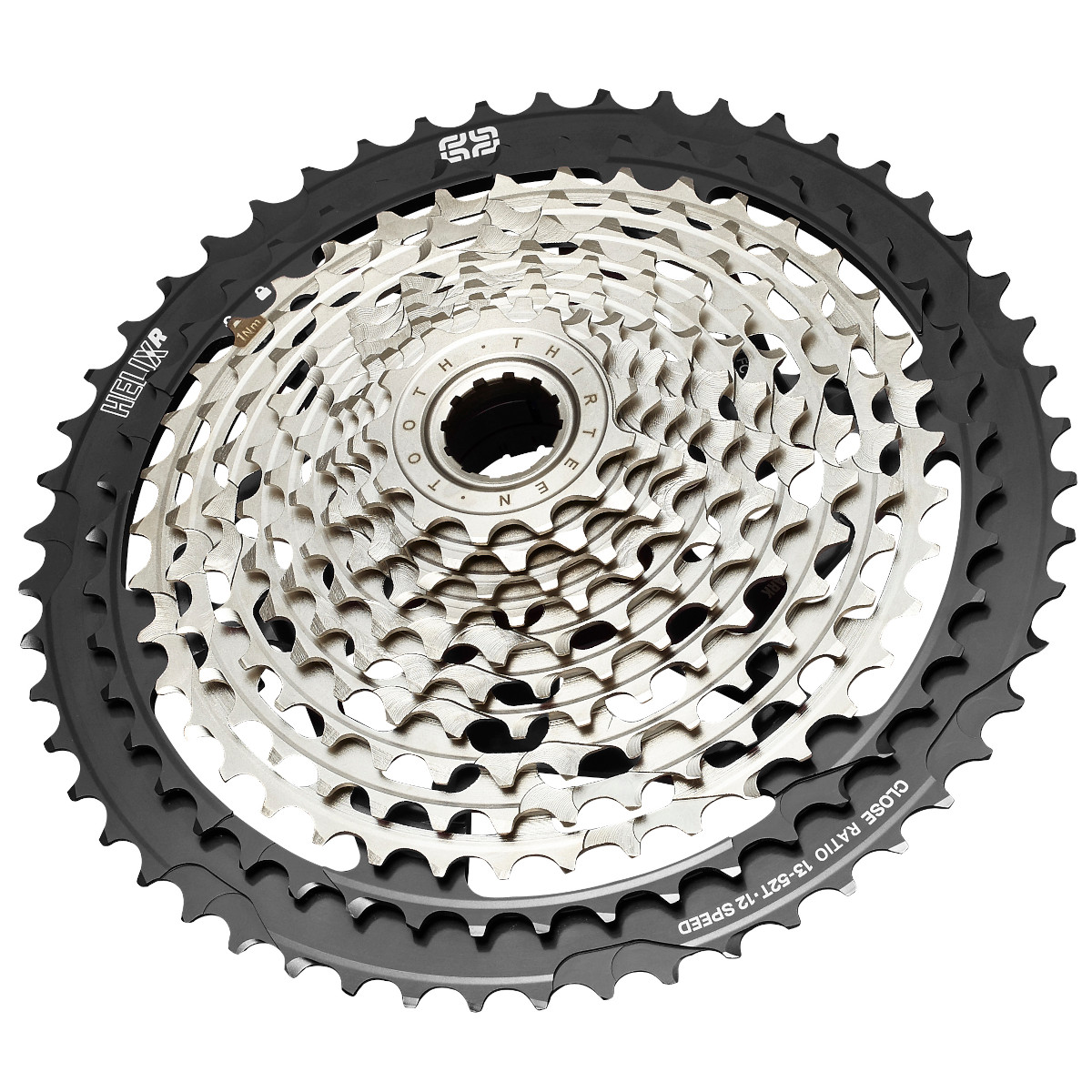 e*thirteen Helix Race Cassette | 12-Speed | SRAM XD/XDR - black