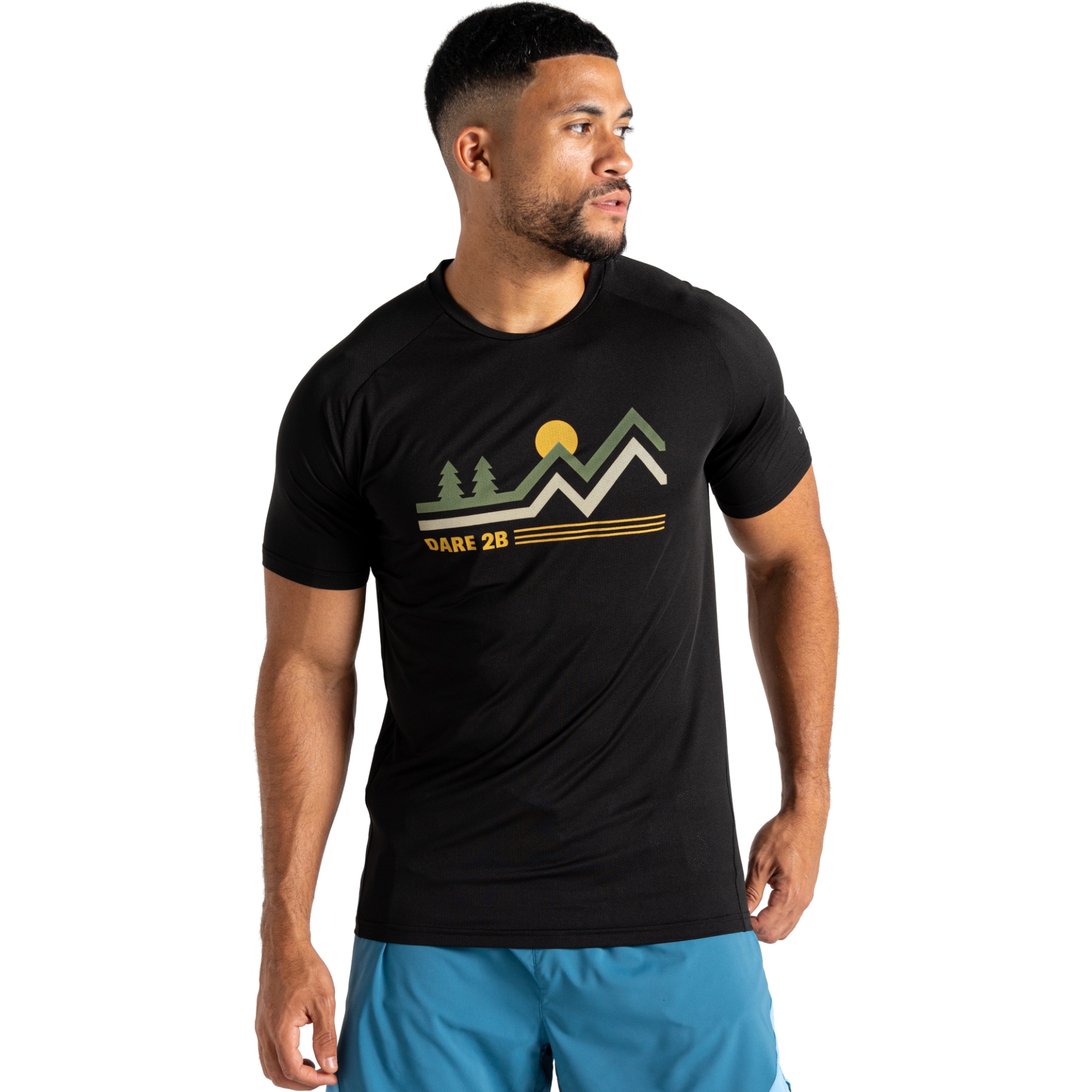 Foto de Dare 2b Camiseta Hombre - Tech II - 800 Negro