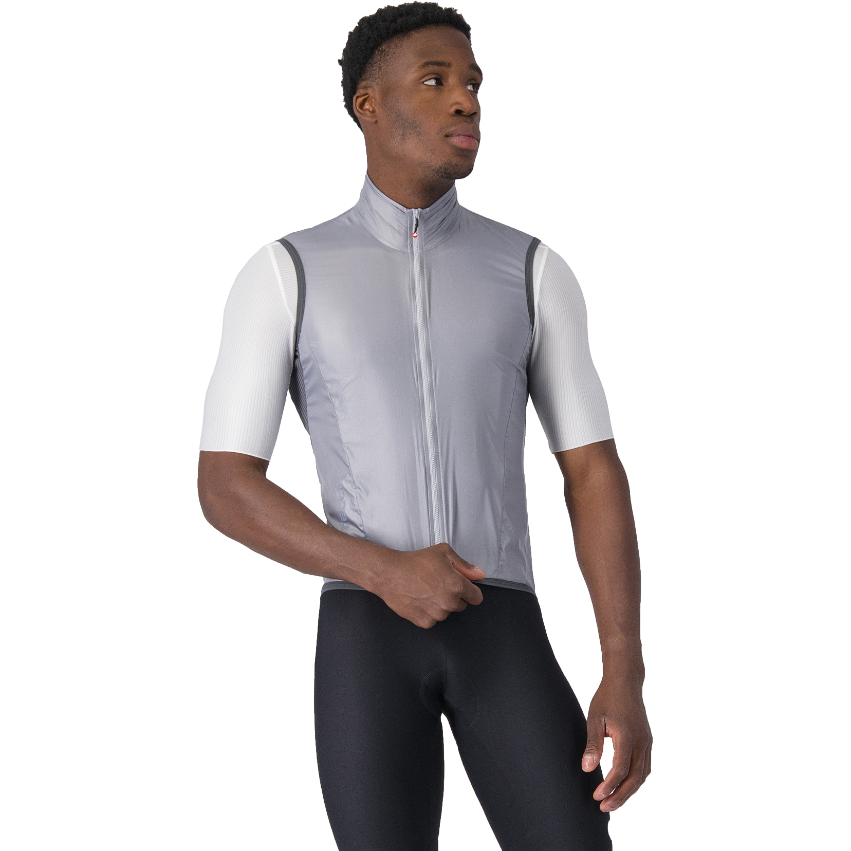 Castelli Aria 2 Vest Men - silver grey/dark grey 870 | BIKE24