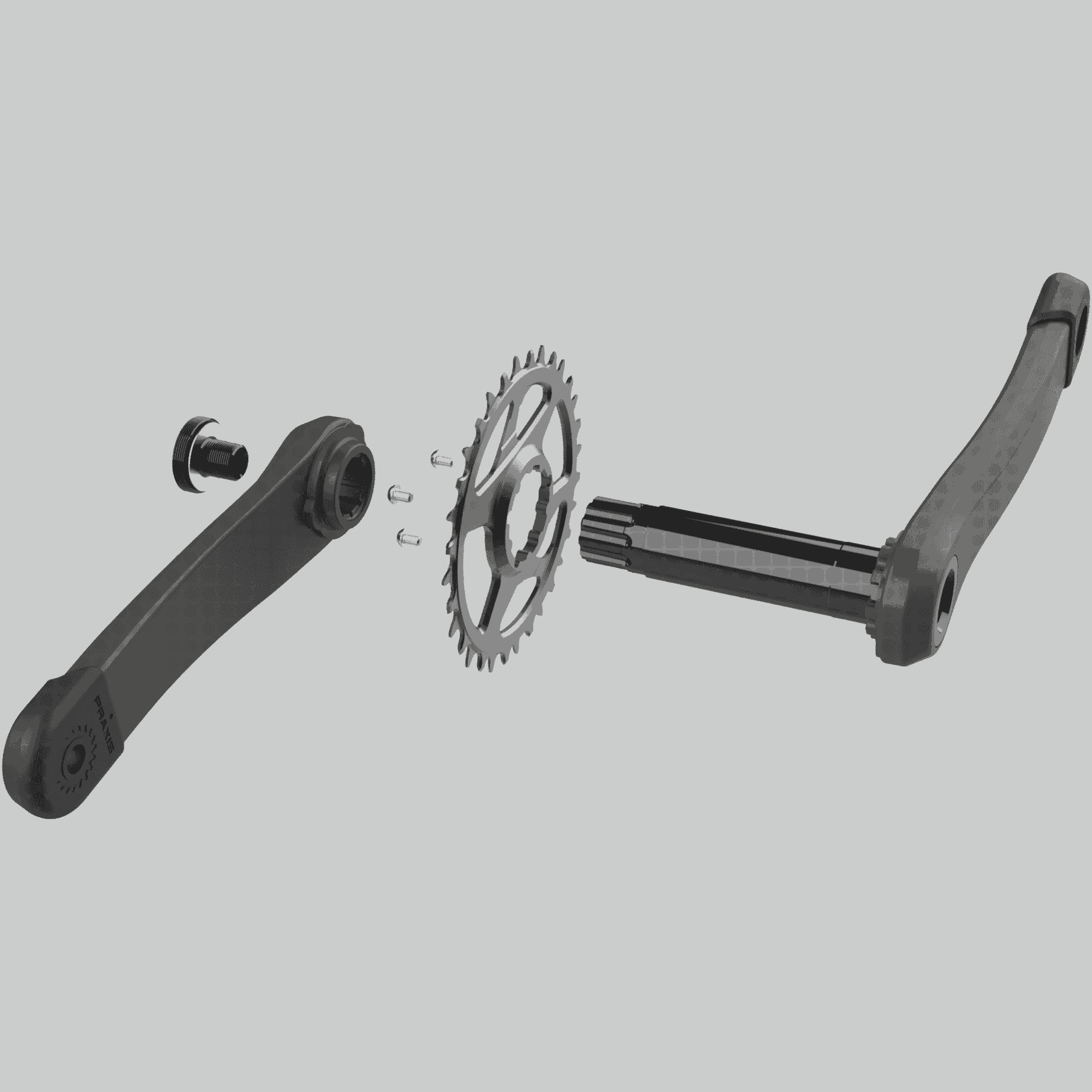 Praxis Works Girder Carbon HD M30 Crank - Gen2 - black | BIKE24