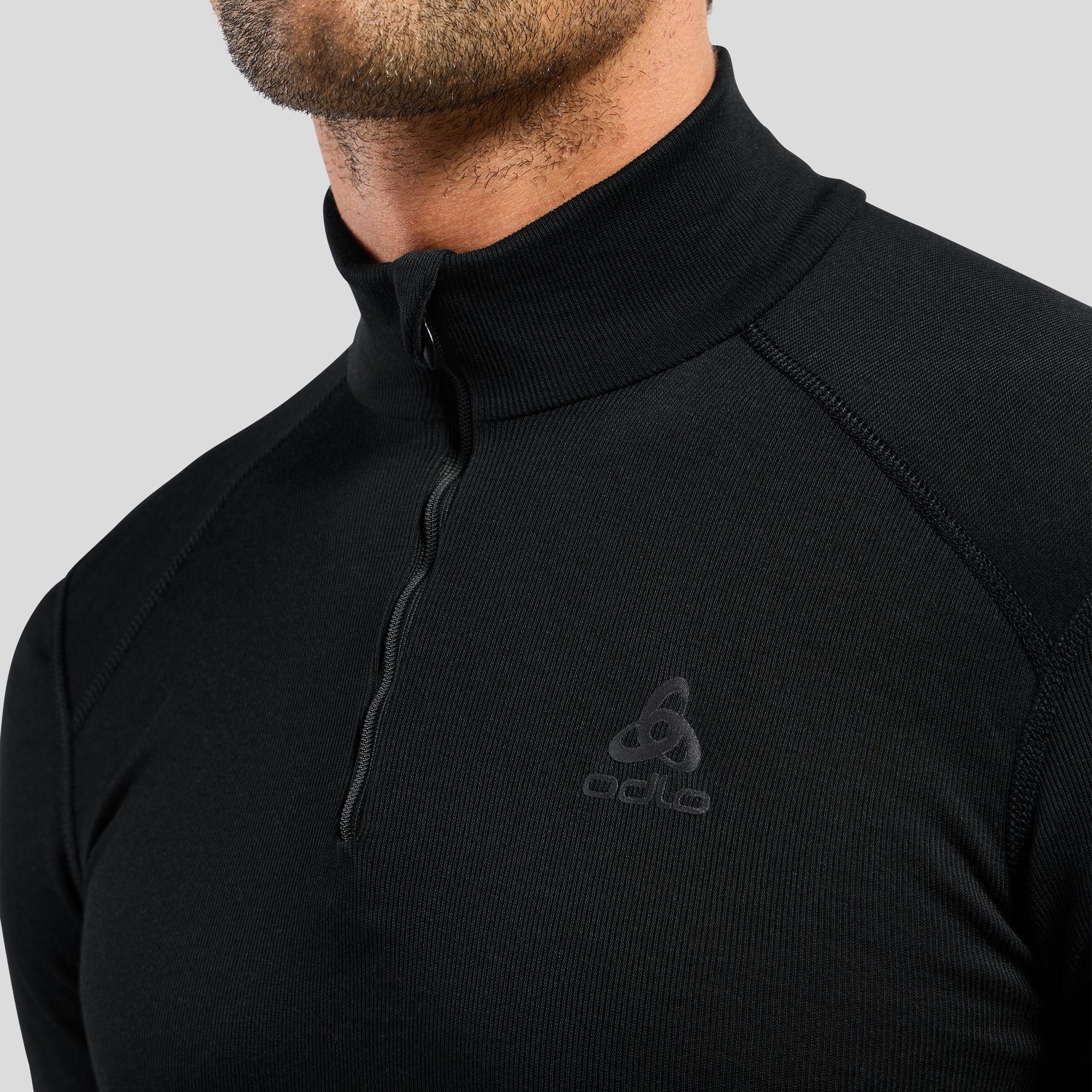 Odlo Active Warm Half-Zip Turtleneck Long-Sleeve Base Layer