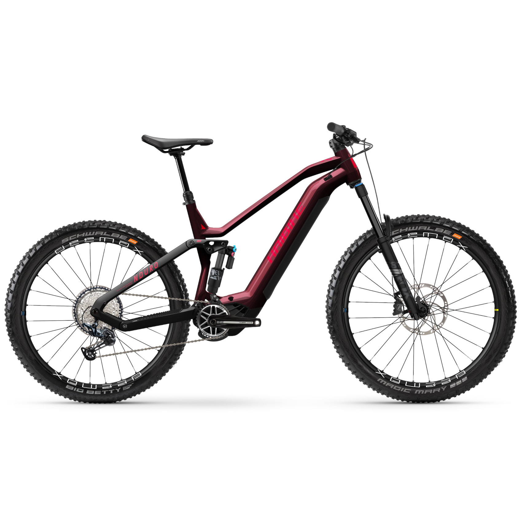 Produktbild von Haibike NDURO 7 - E-Mountainbike - 2024 - Tuscan/Neon Red - gloss