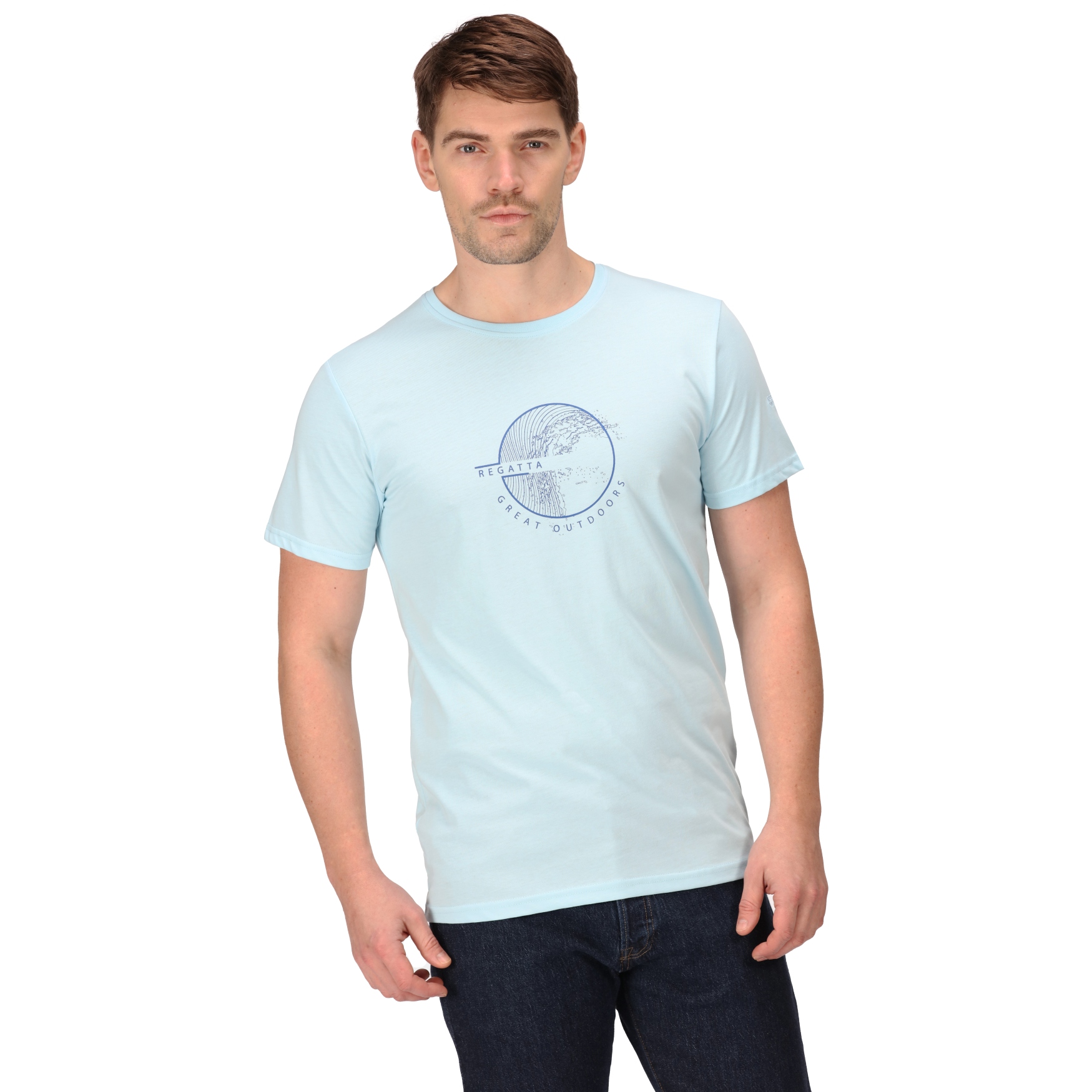 Productfoto van Regatta Cline VII T-Shirt - Cool Blue 1QC