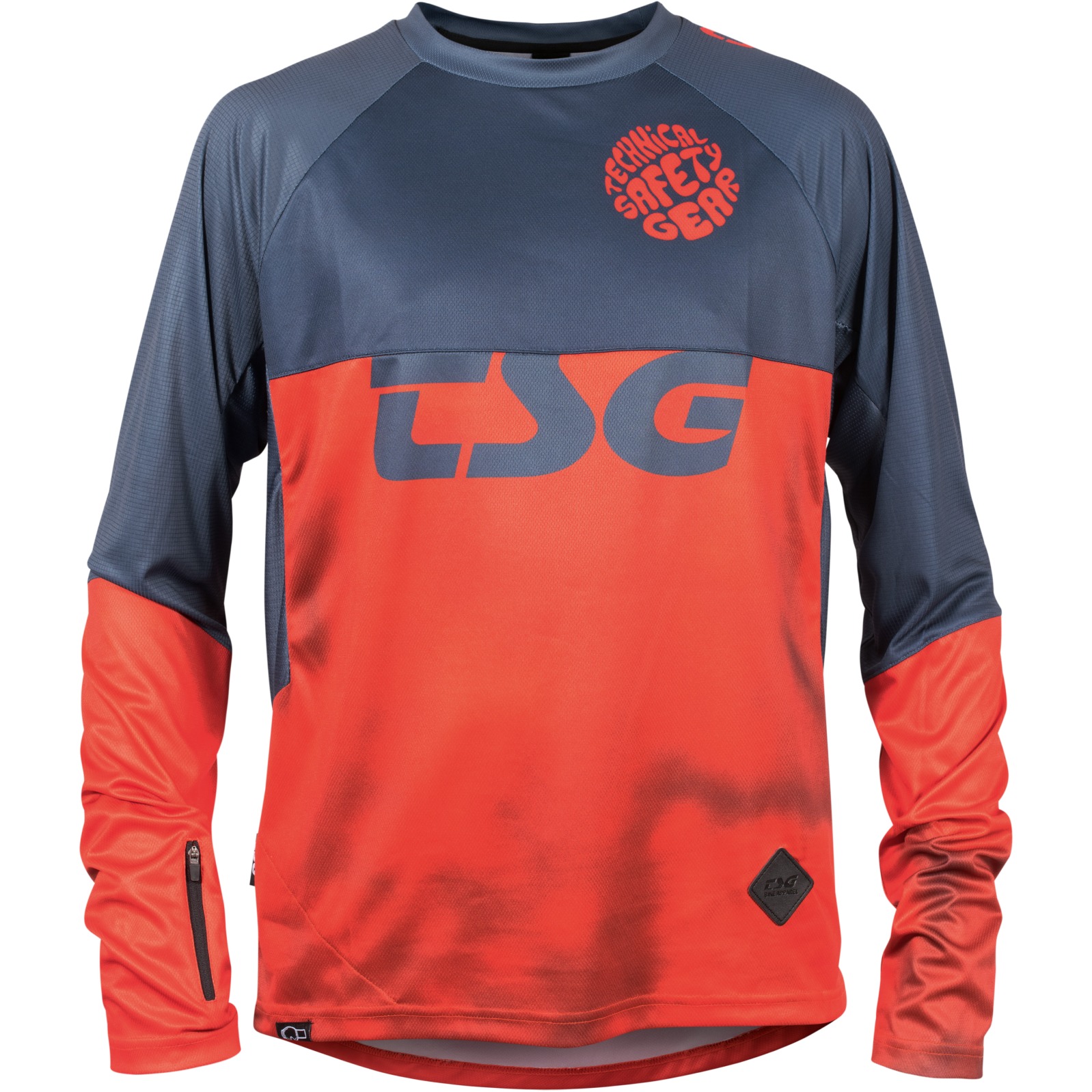 Picture of TSG SP6 Long Sleeve Jersey - red blue