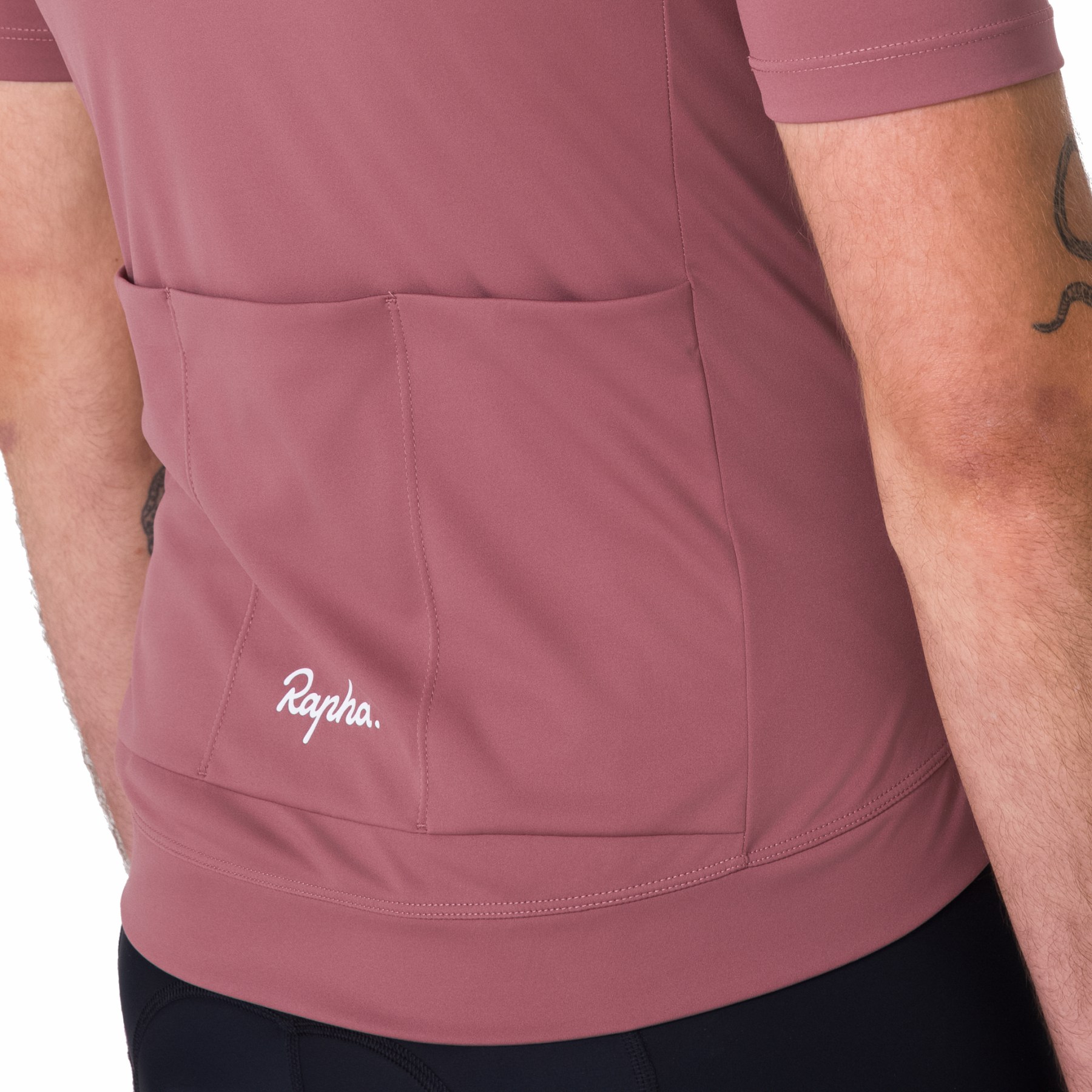 Rapha Core Short Sleeve Jersey Men - rose brown/white | BIKE24