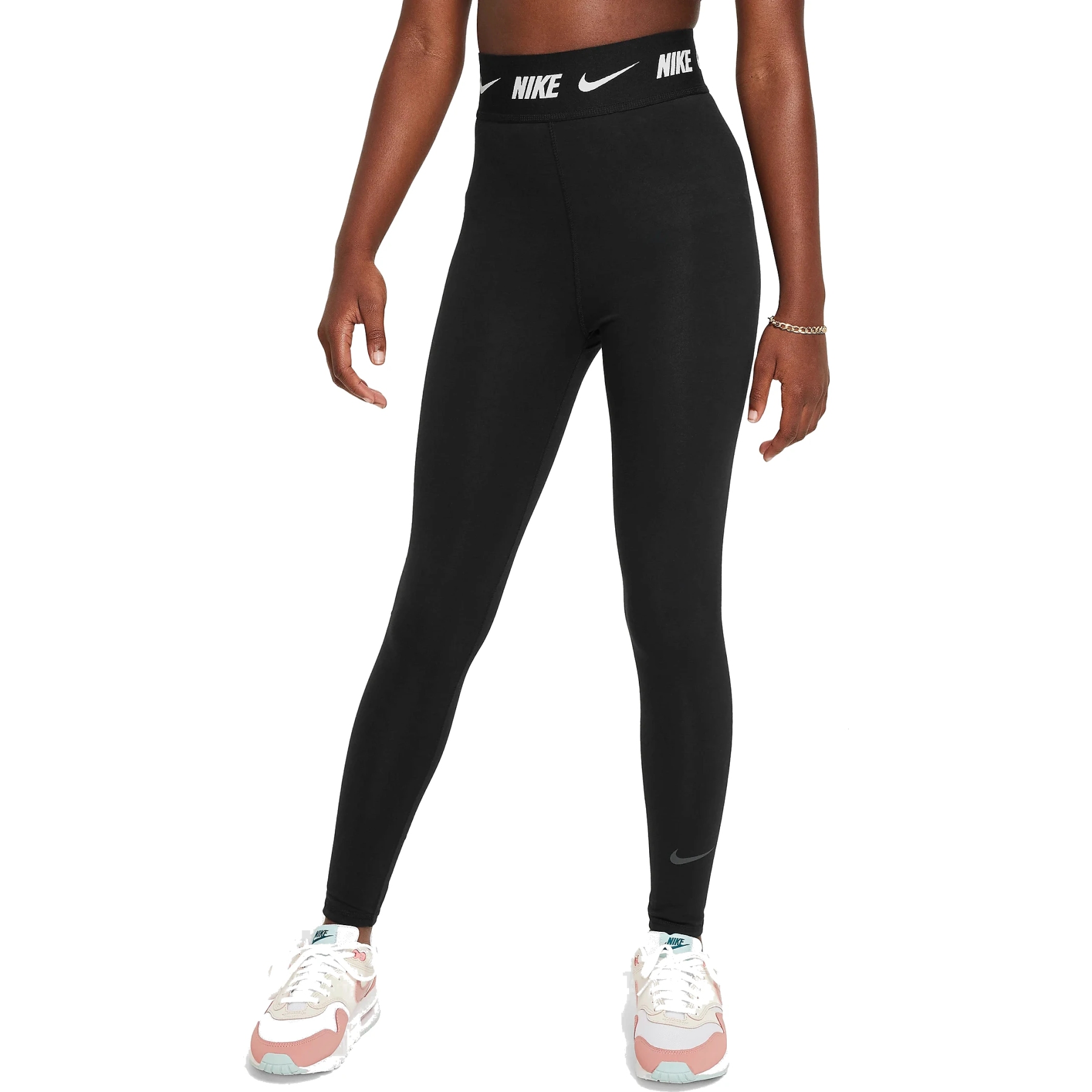 Produktbild von Nike Sportswear Favorites Leggings Kinder - black/dark smoke grey FN7779-010