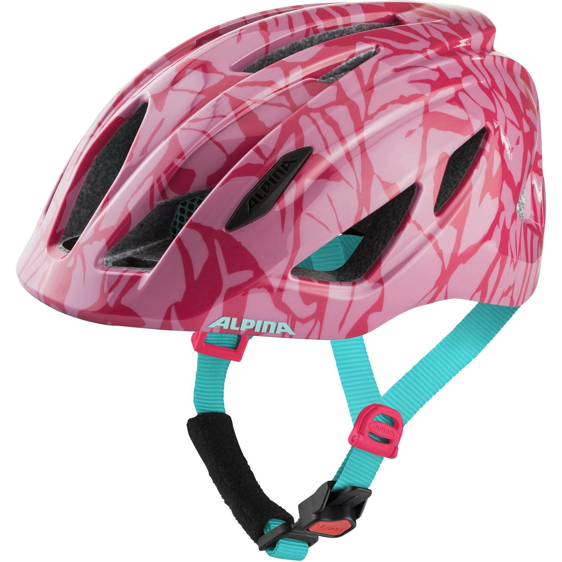 Picture of Alpina Pico Kids Bike Helmet - pink-sparkel gloss