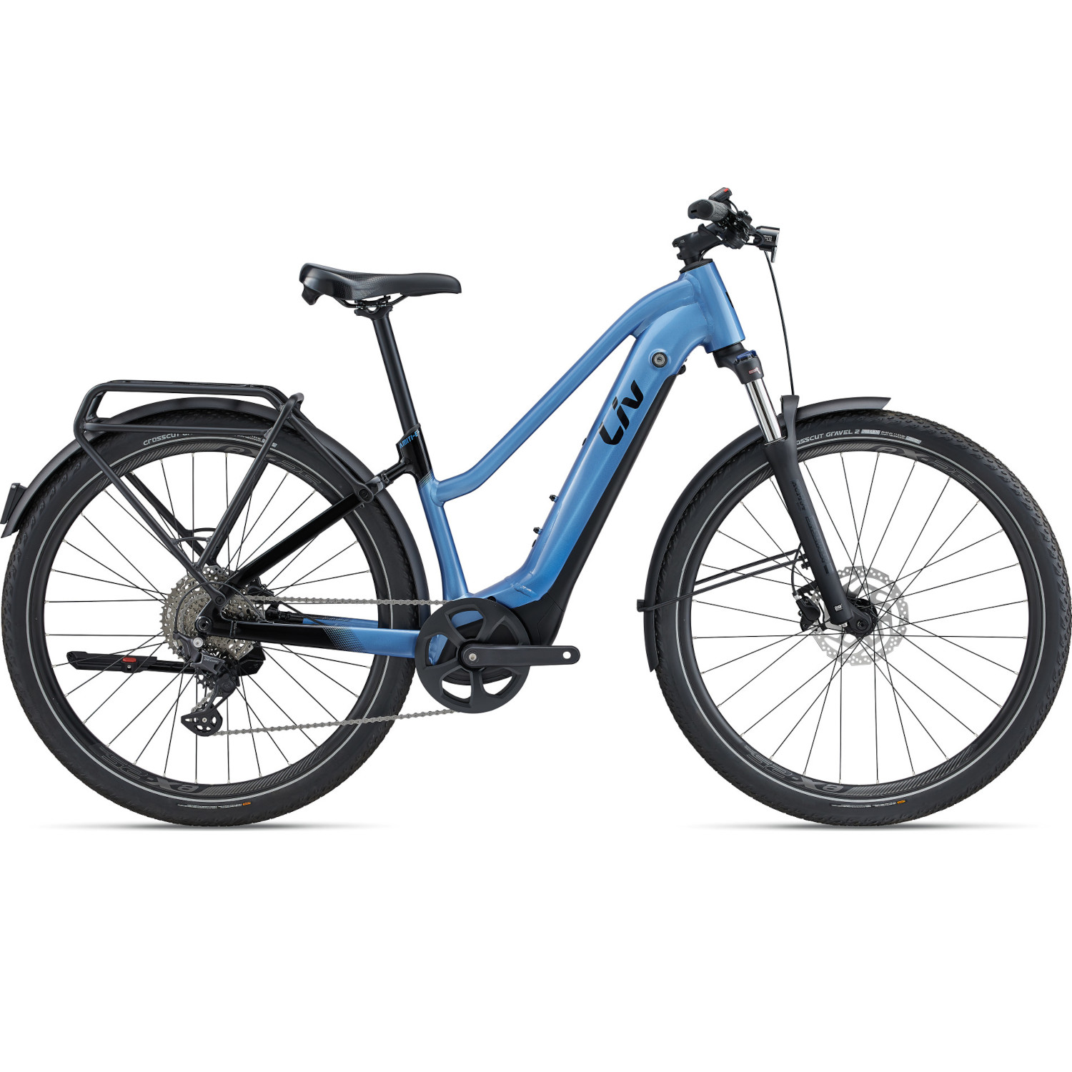 Produktbild von Liv AMITI-E+ 1 - 625Wh E-Bike Trekking - 2023 - estoril blue