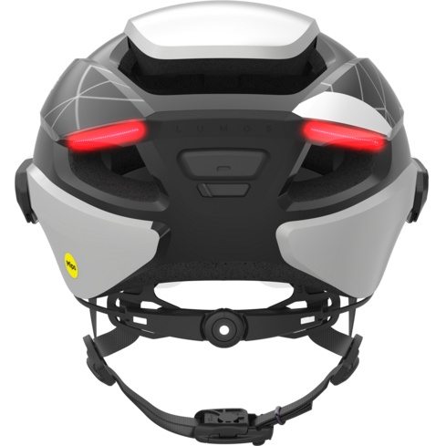 Casco De Bicicleta Lumos Ultra MIPS+ - Con Luces LED 360°, Mando A Distancia, Visera Extraíble, Color Gris Ceniza