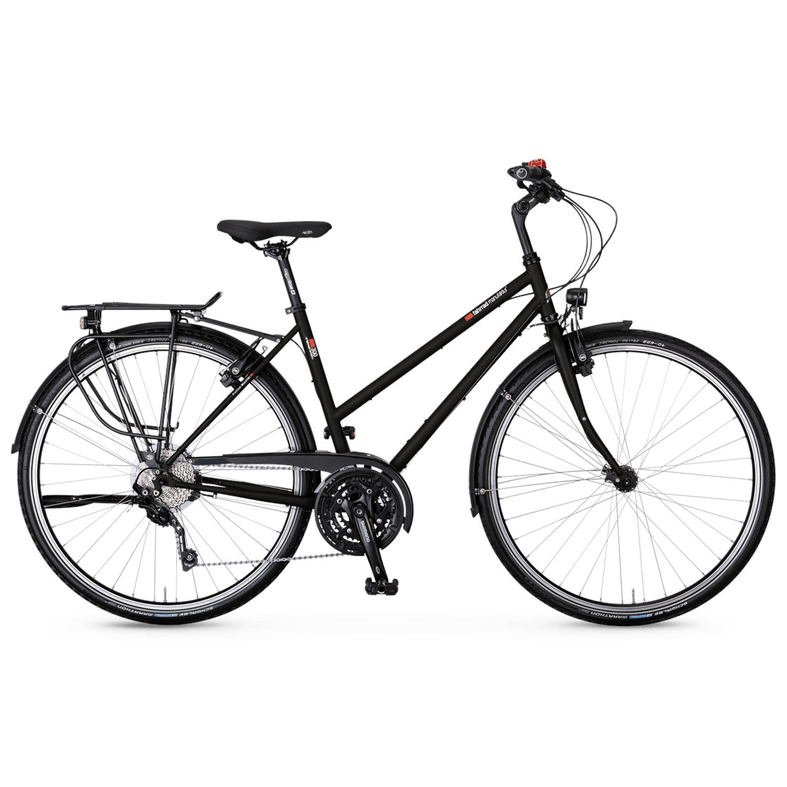 Produktbild von vsf fahrradmanufaktur T-300 Deore - Damen Trekkingrad - 2023 - ebony metallic