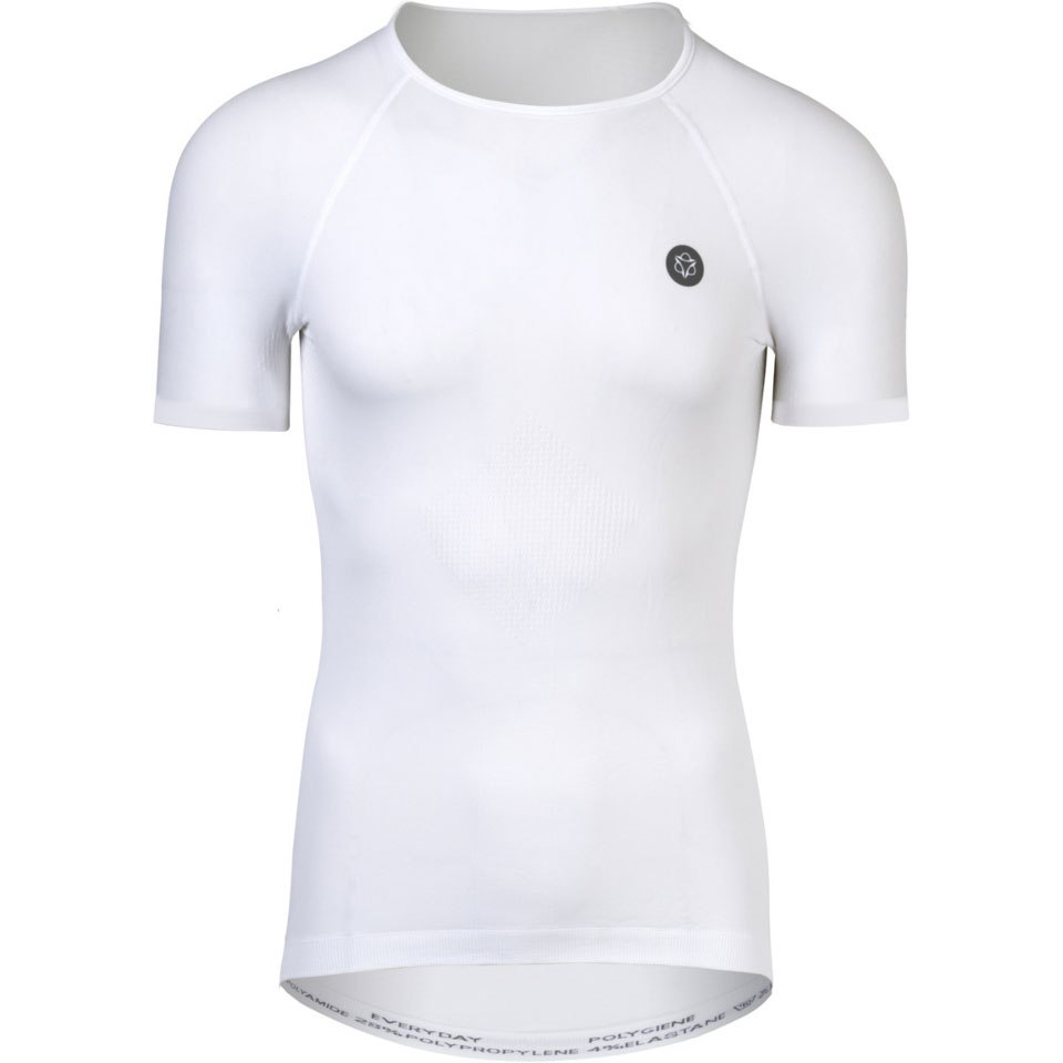 Image of AGU Essential Everyday Base Layer Shortsleeve Shirt Unisex - white
