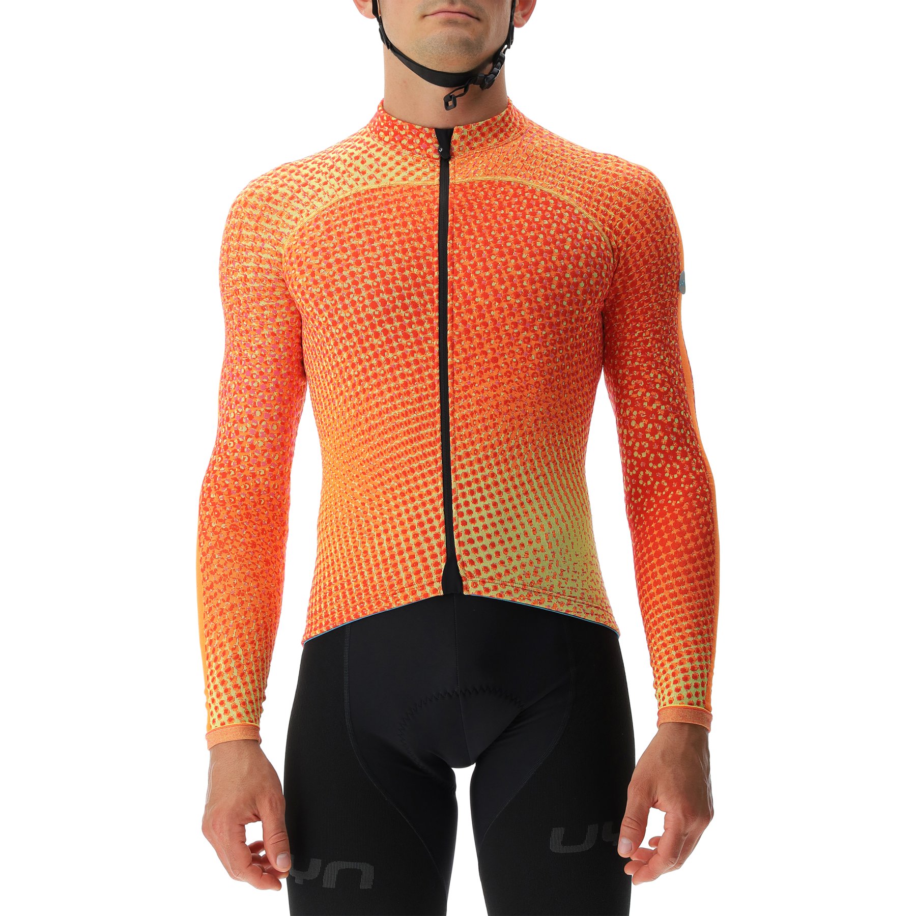 Productfoto van UYN Biking Spectre Winter Shirt met Lange Mouwen Heren - Orange Ginger
