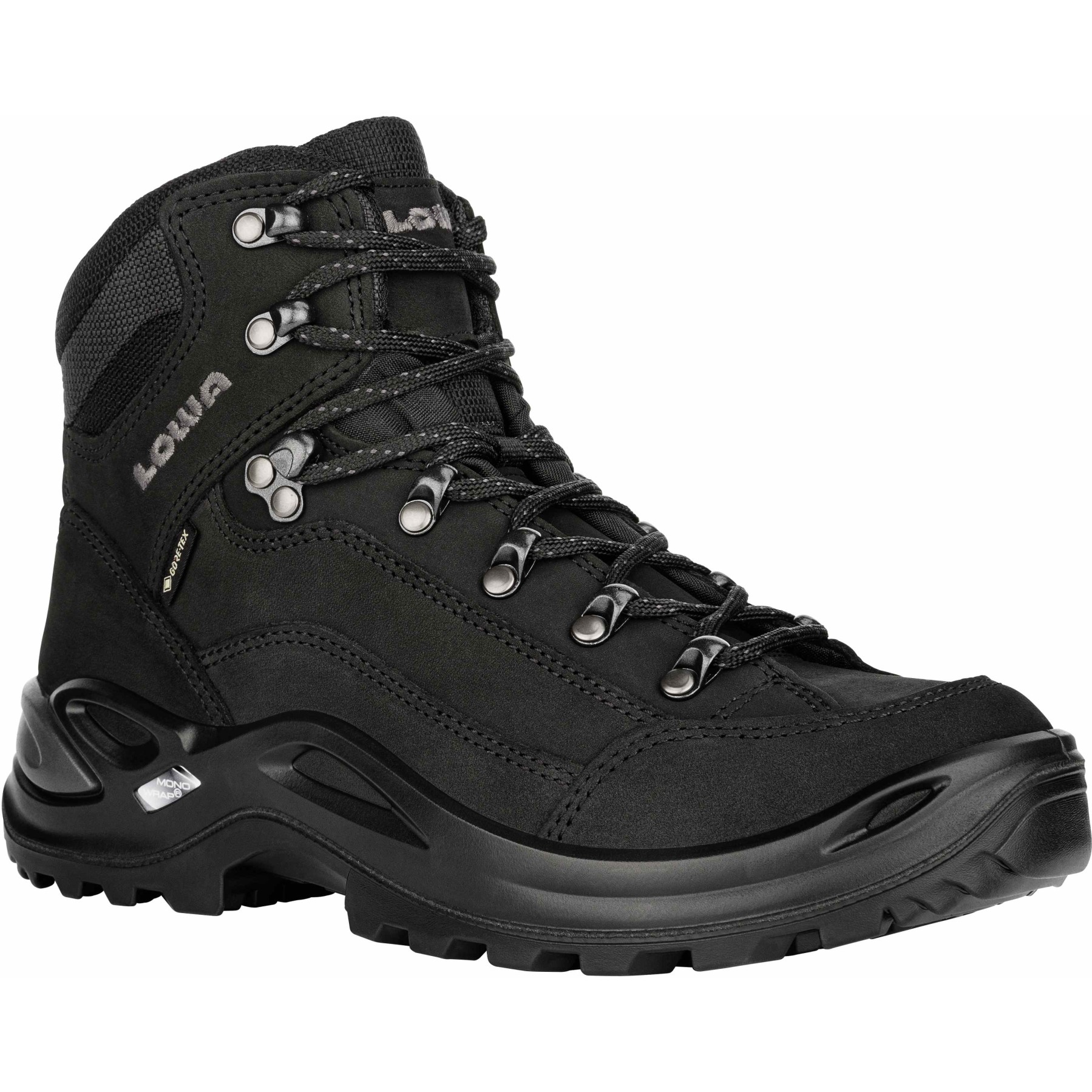 LOWA Renegade GTX Mid Wanderschuhe Damen tiefschwarz