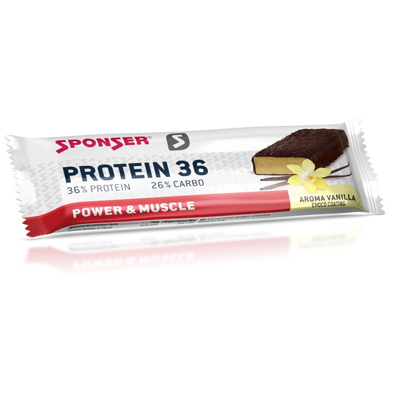 Bild von SPONSER Protein 36 Bar - Eiweiß-Kohlenhydrat-Riegel - 25x50g