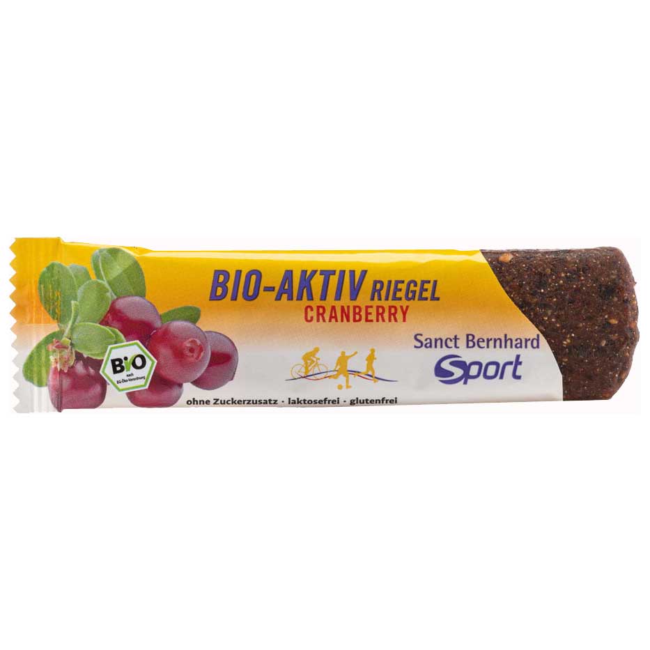 Productfoto van Sanct Bernhard Sport ORGANIC Bio-Aktiv Bar with Carbohydrates - 5x40g