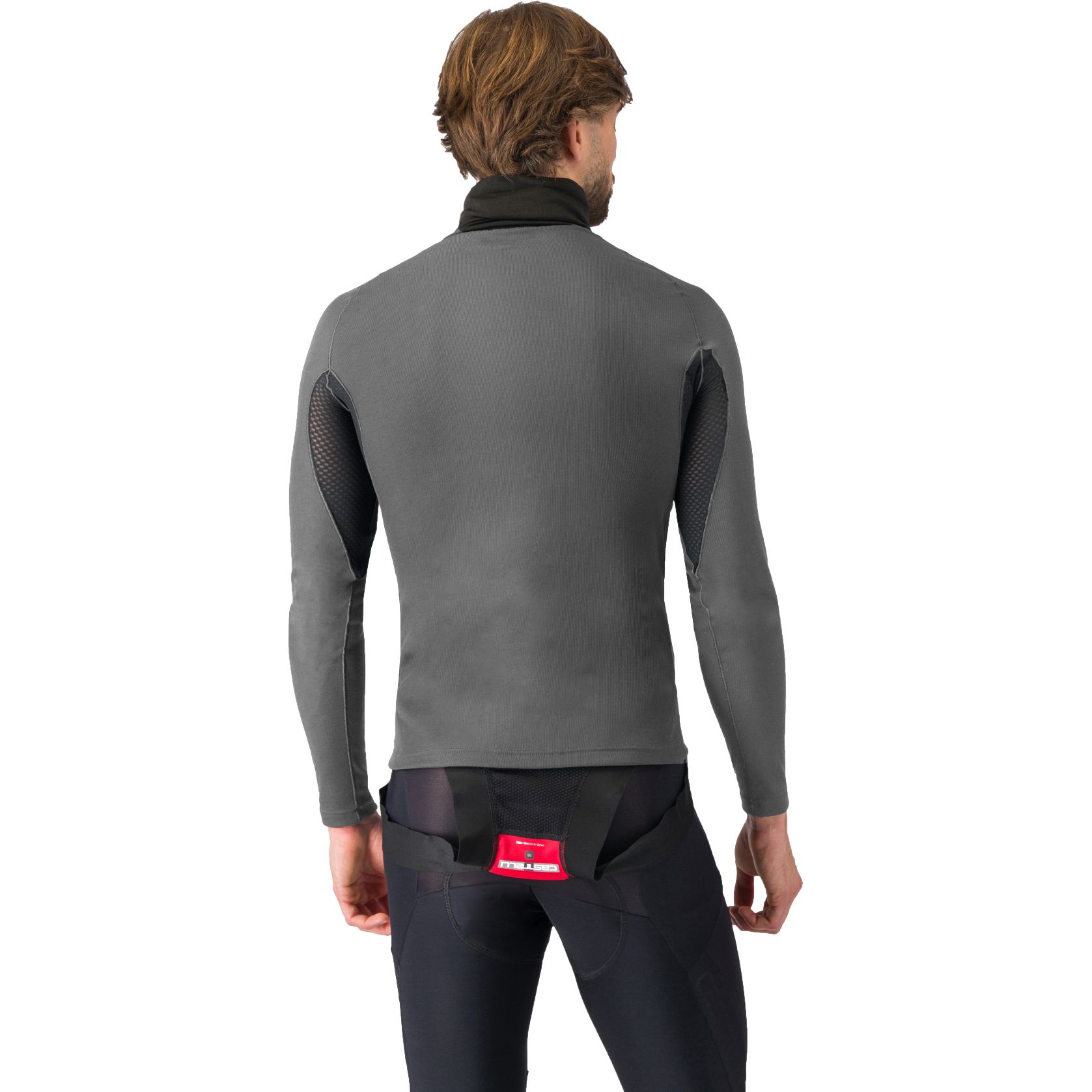 Castelli Flanders 2 High Neck Warmer Men - grey 008 | BIKE24