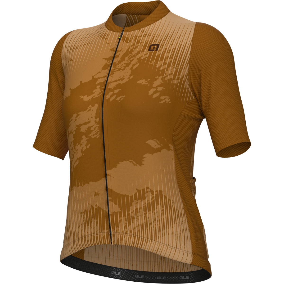 Picture of Alé OFF ROAD GRAVEL Krakatoa Short Sleeve Jersey Women - caramello