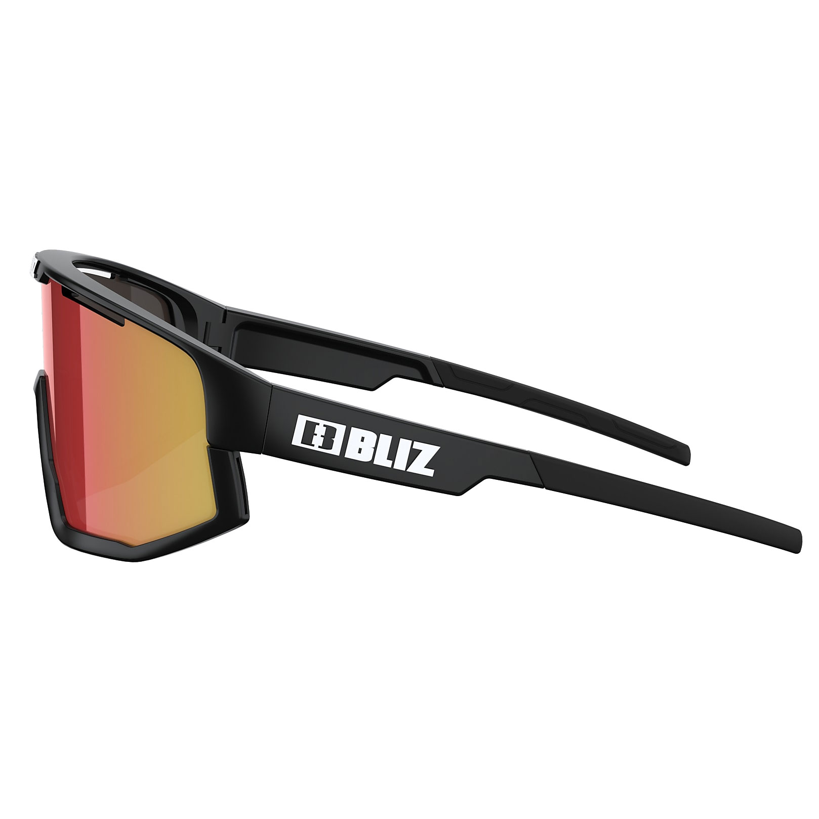 Bliz Vision Glasses - Matt Black - Brown Red Multi | BIKE24