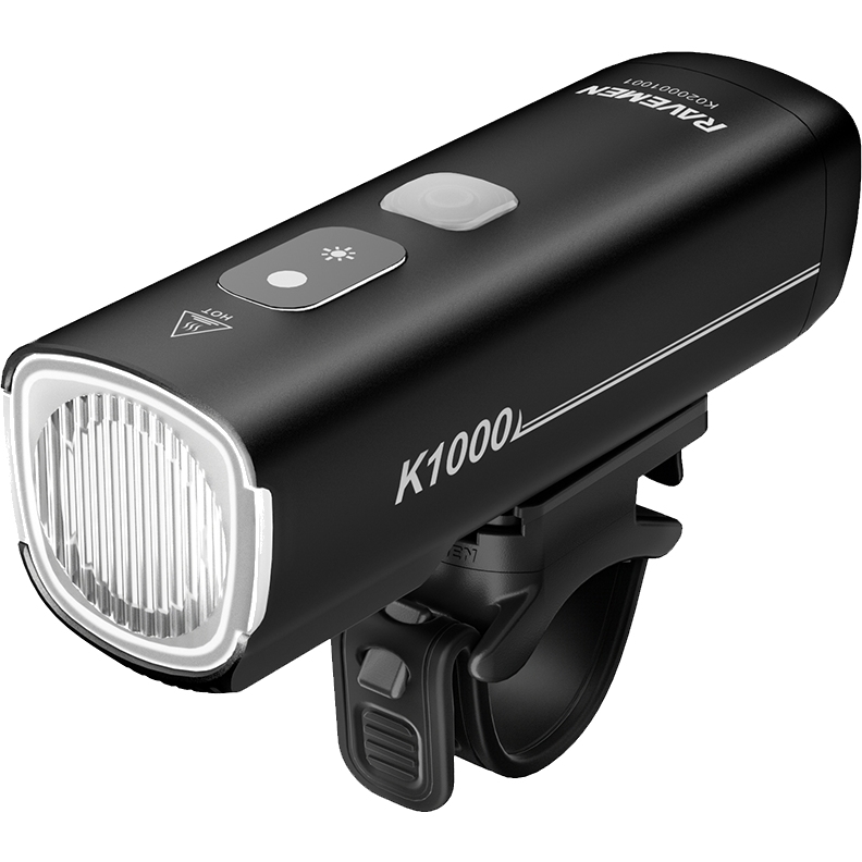 Foto de Ravemen Luz Bicicleta Delantera - K1000 - Negro