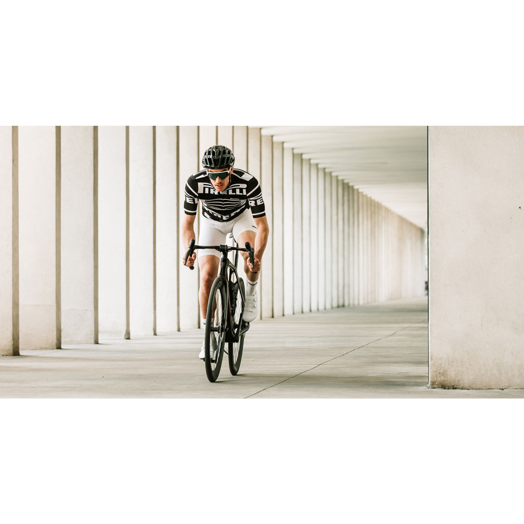 Santini Pirelli Sport Club Jersey Unisex RE94075CPIREL - beige BG