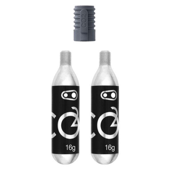 Produktbild von Crankbrothers CO2 Kartuschen mit Klic Adapter - 2x16g