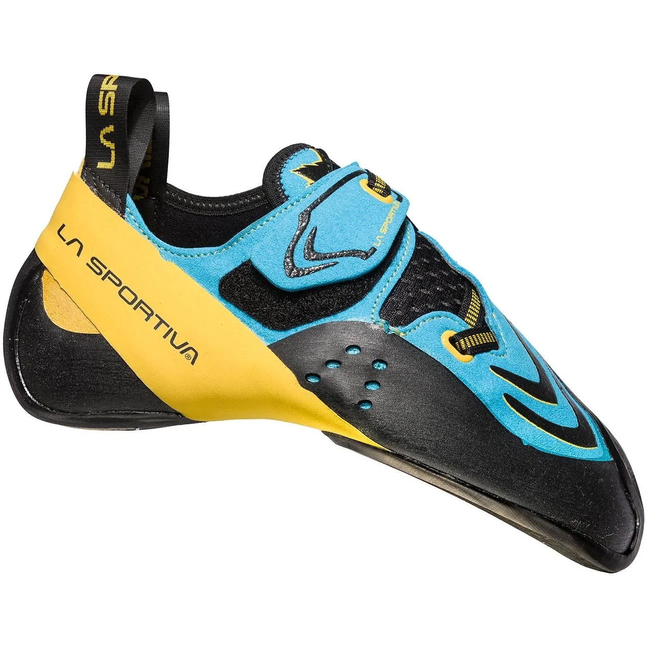 Picture of La Sportiva Futura Climbing Shoes - Blue/Yellow