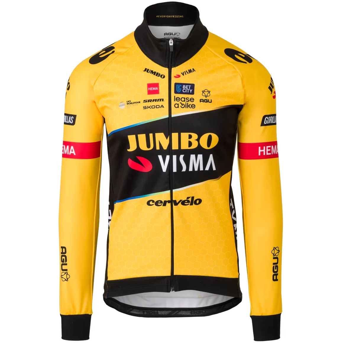 Produktbild von AGU Team Jumbo-Visma Replika Jacke Herren - gelb