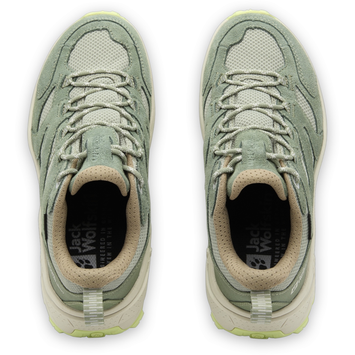 Vojo Tour Jack Wolfskin Damen Wanderschuhe Jack Wolfskin Vojo Tour Texapore Low Damen Eucalyptus BIKE24