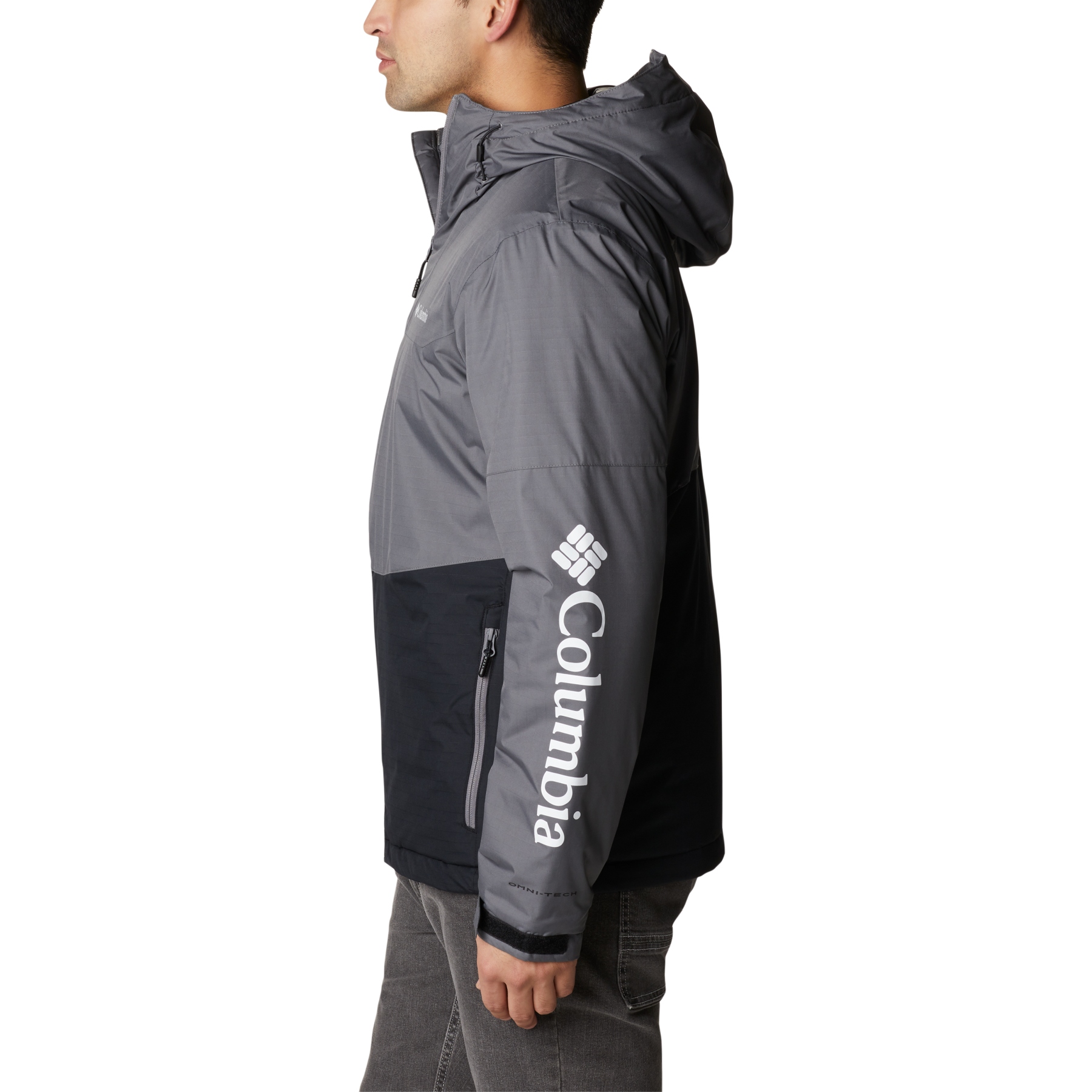 Columbia Point Park Insulated Jacket Men - City Grey/Black