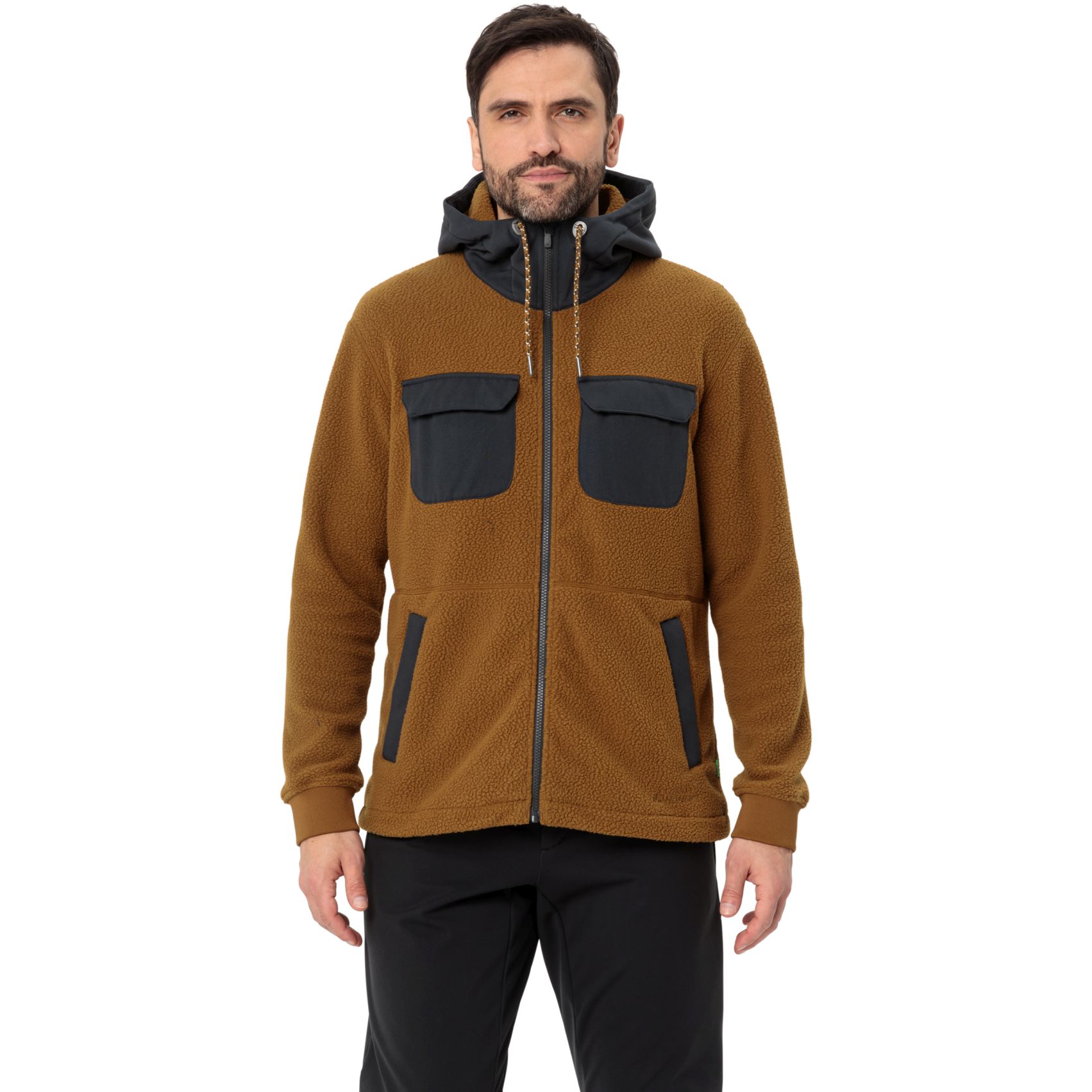 Мужская флисовая куртка Vaude Manukau III - umbra