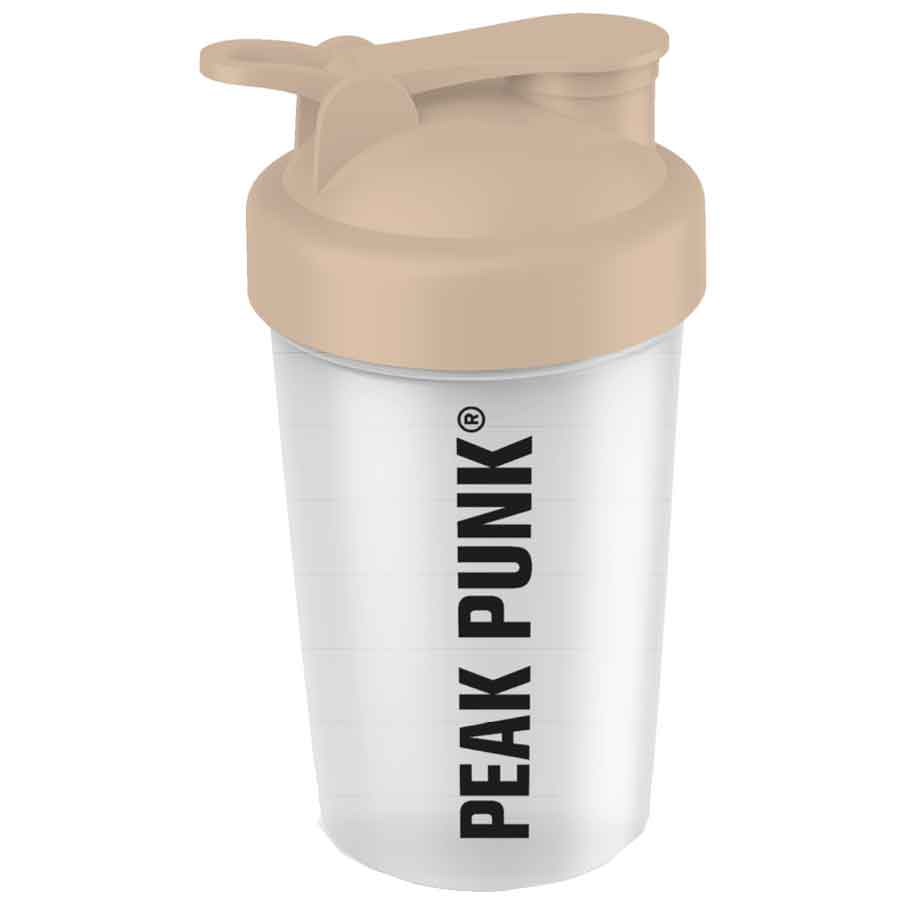 Produktbild von Peak Punk Bio-based Protein Shaker 600ml - Apricot