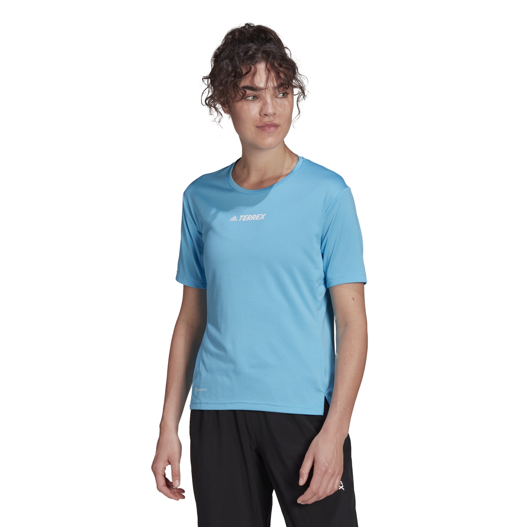 Image of adidas TERREX Multi T-Shirt Women - app sky rush H53385