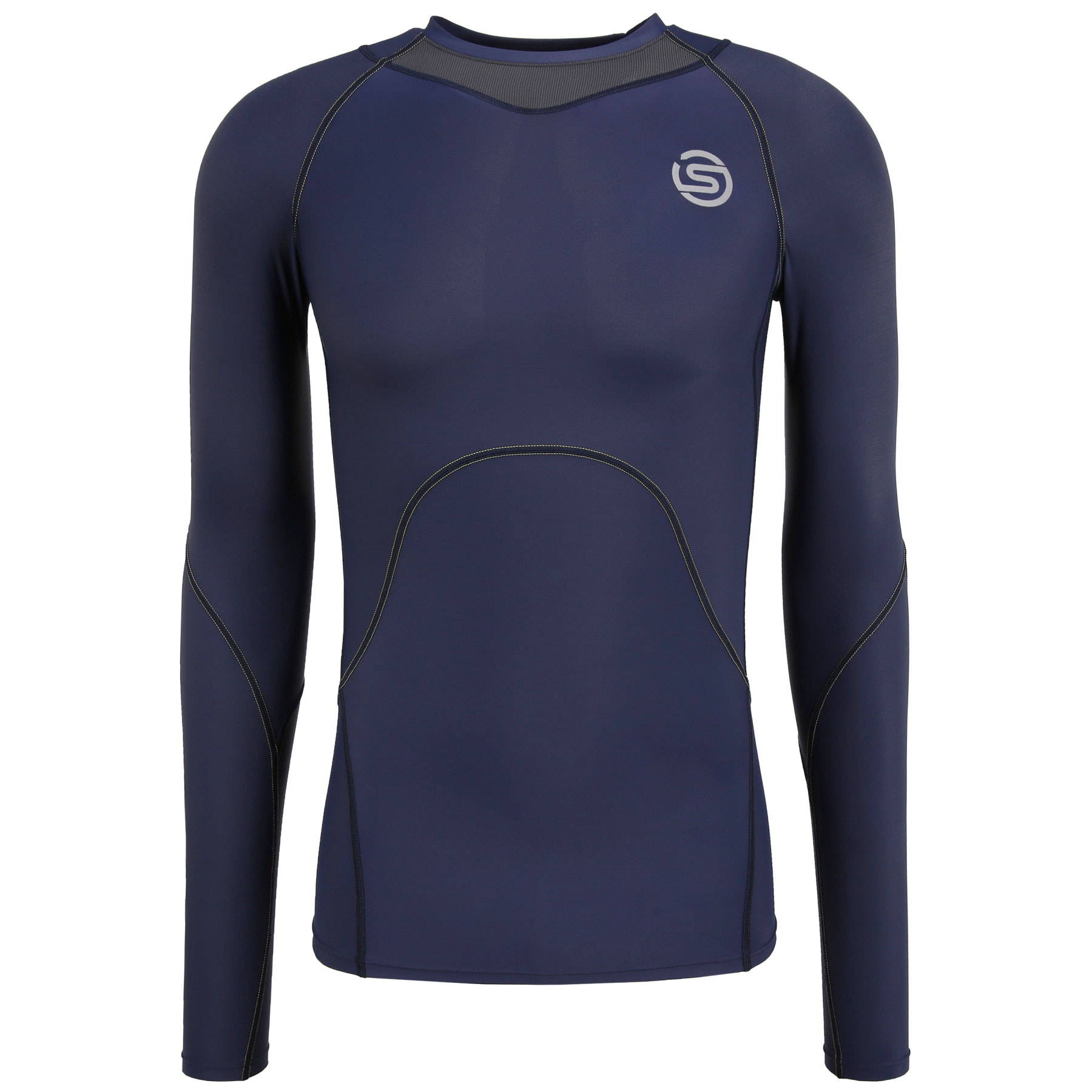 SKINS 3-Series Long Sleeve Top Men - Navy Blue | BIKE24