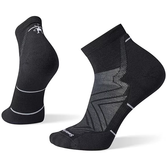 Picture of SmartWool Run Targeted Cushion Ankle Socks - 001 black