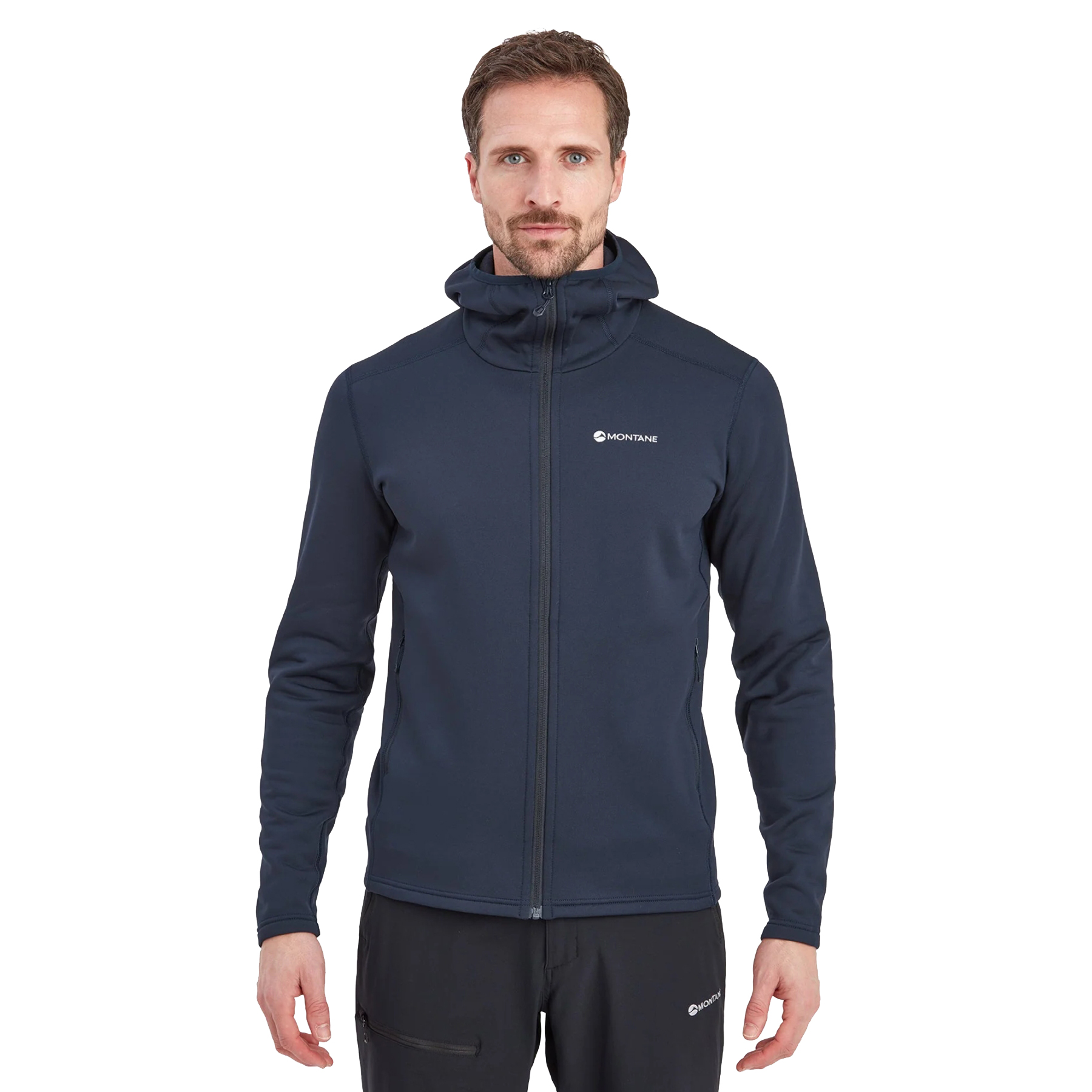 Picture of Montane Fury Hooded Fleece Jacket - eclipse blue