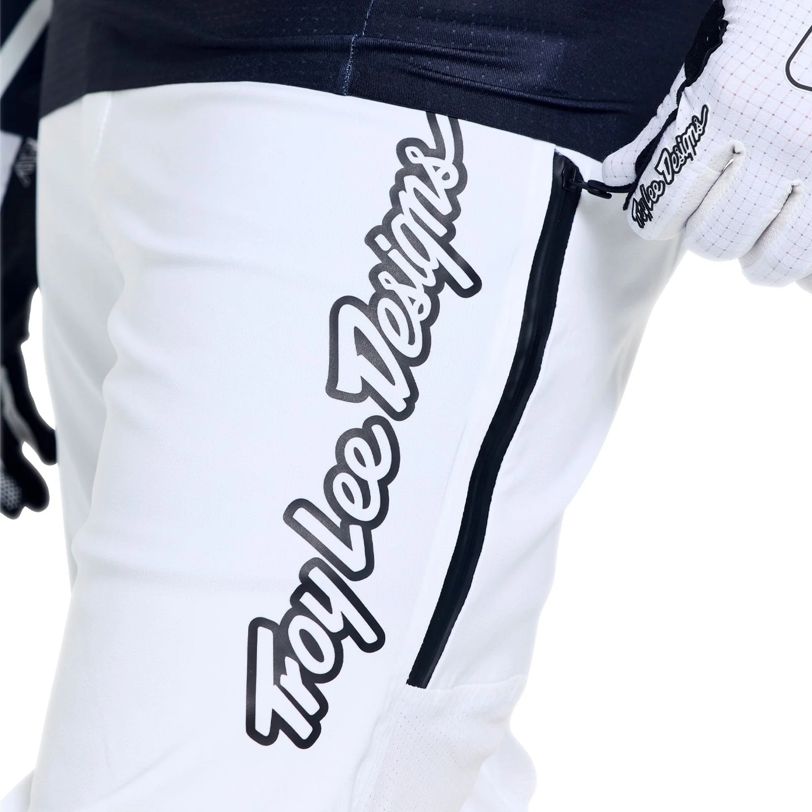 Pantaloni Moto Cross Enduro Troy Lee Design SE Ultra FACTORY Bianco Navy P41715