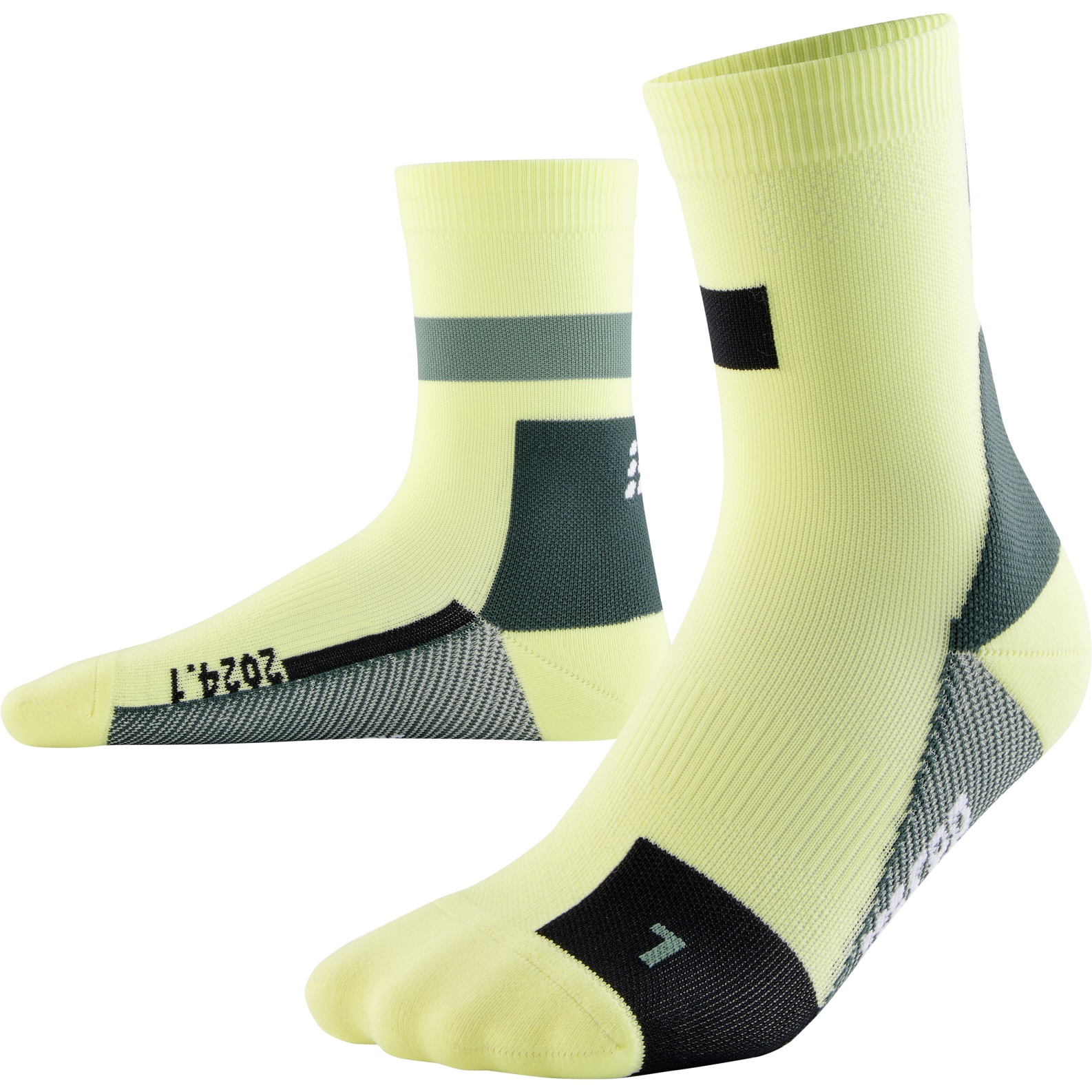 Picture of CEP The Run Mid Cut Compression Socks Limited 2024.1 Women - lime