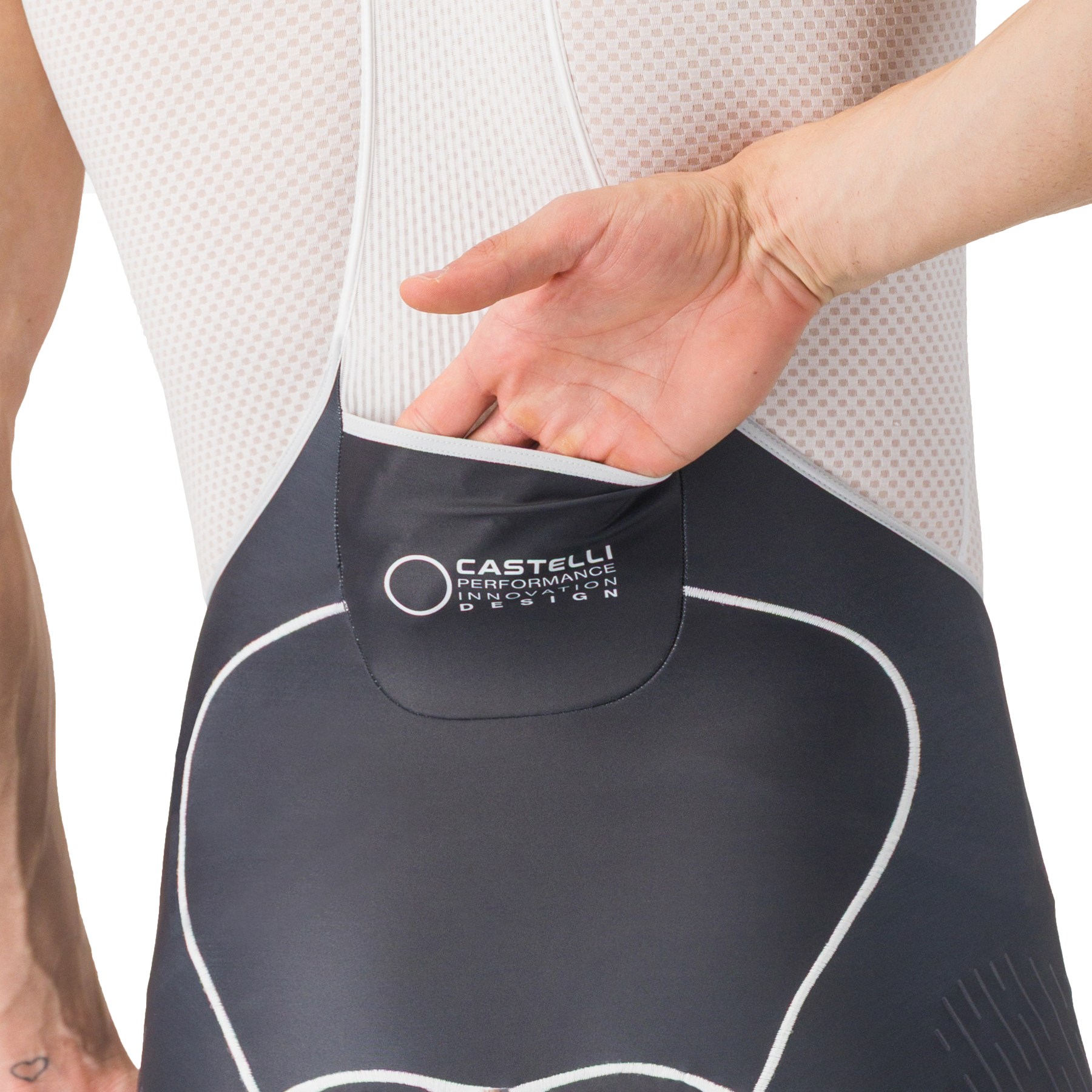 Castelli Free Aero Race S Kit Bibshorts Men - black/white 010 | BIKE24