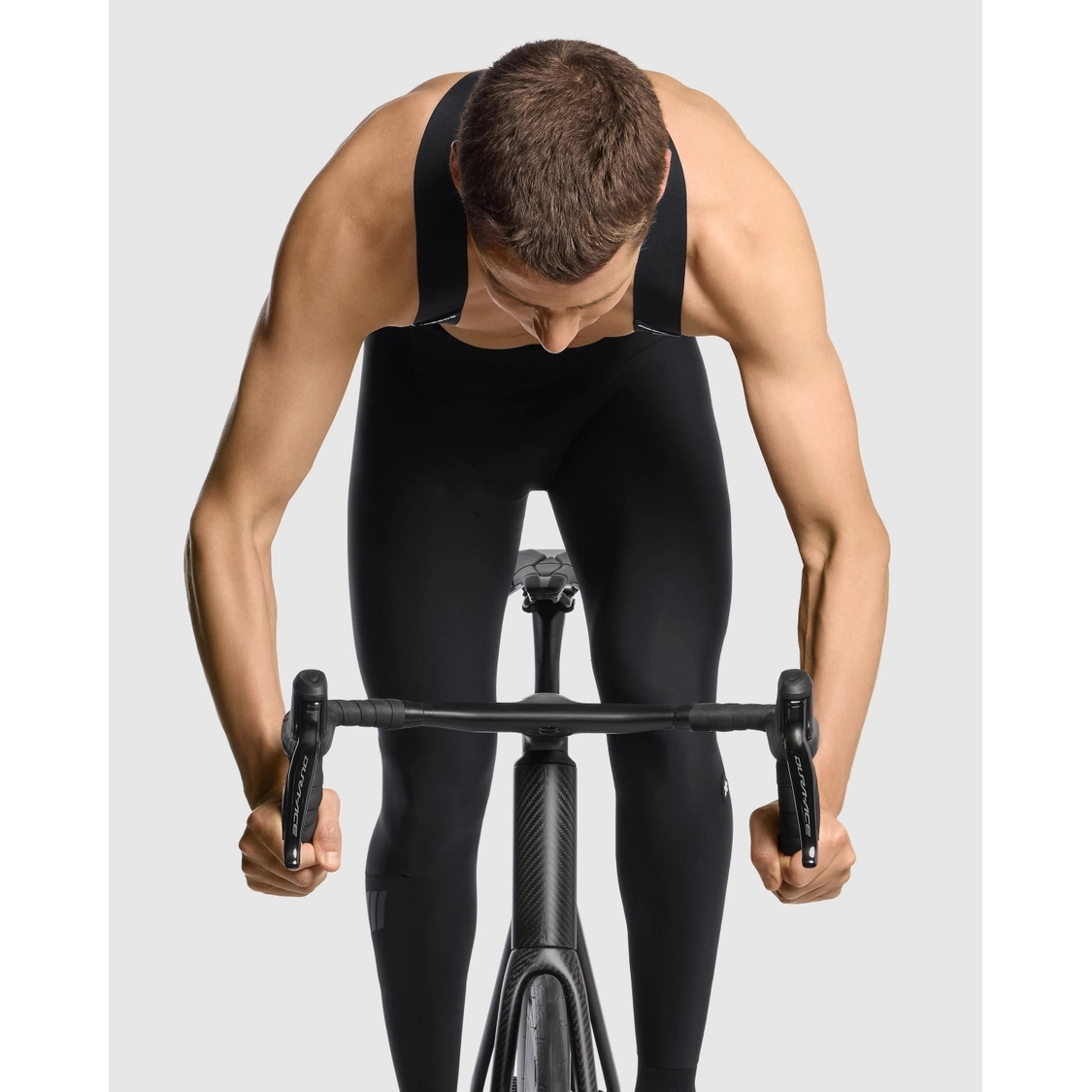 アソス　EQUIPE R HABU WINTERBIB TIGHTS S11 Assos EQUIPE R S11 HABU Winter Bib Tights Men - black series | BIKE24